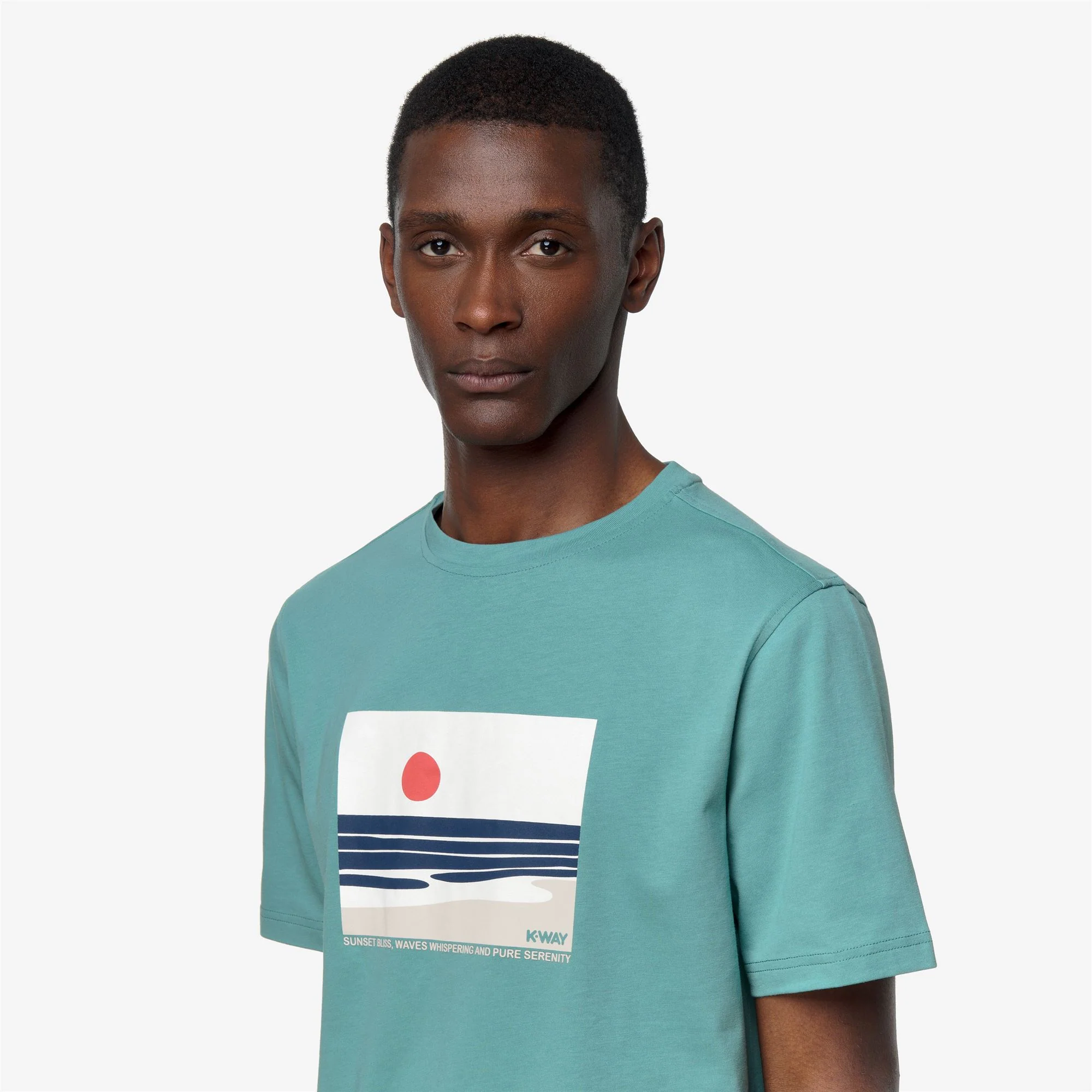 ODOM JERSEY SUNSET - T-ShirtsTop - T-Shirt - Man - GREEN MINE - Image 3