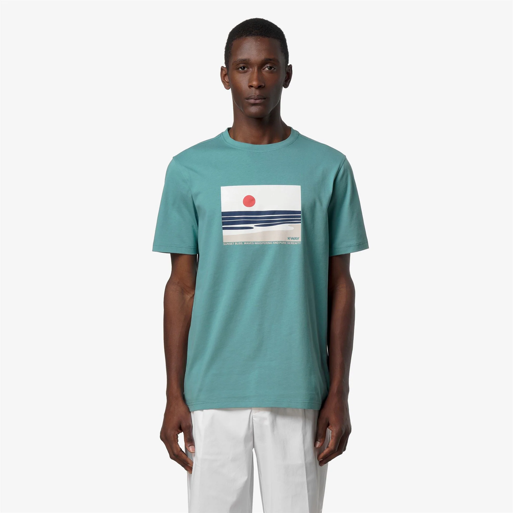 ODOM JERSEY SUNSET - T-ShirtsTop - T-Shirt - Man - GREEN MINE - Image 4