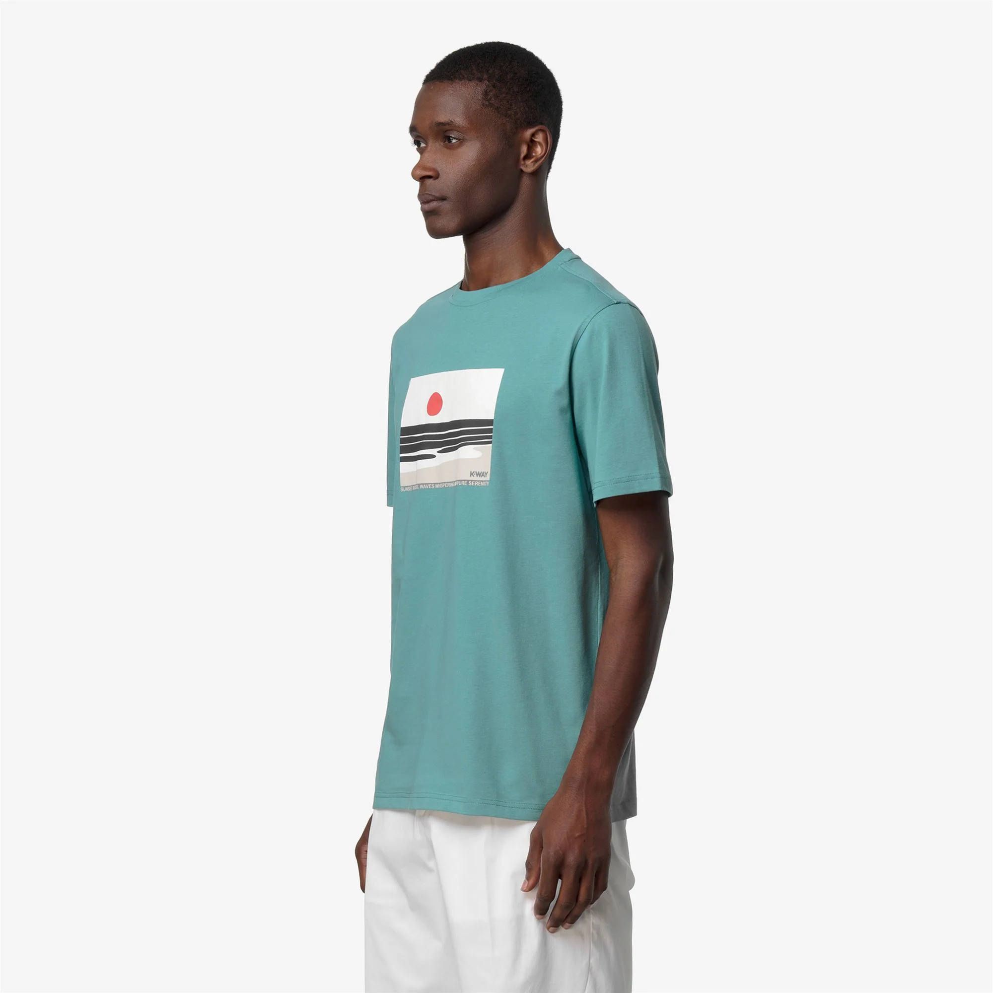 ODOM JERSEY SUNSET - T-ShirtsTop - T-Shirt - Man - GREEN MINE - Image 5