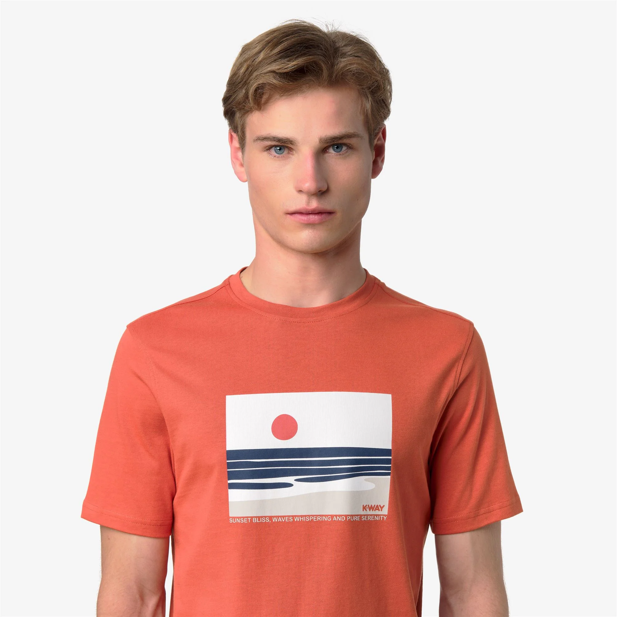 ODOM JERSEY SUNSET - T-ShirtsTop - T-Shirt - Man - ORANGE BROWNISH - Image 3