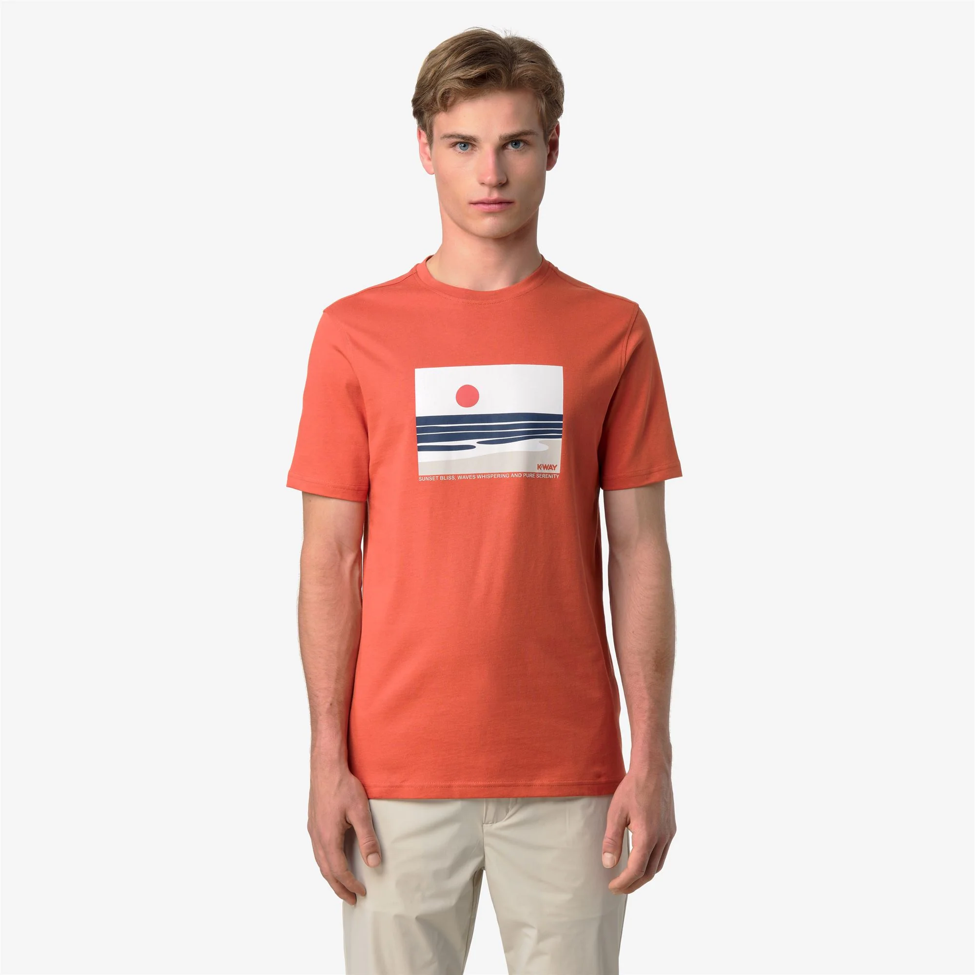 ODOM JERSEY SUNSET - T-ShirtsTop - T-Shirt - Man - ORANGE BROWNISH - Image 4