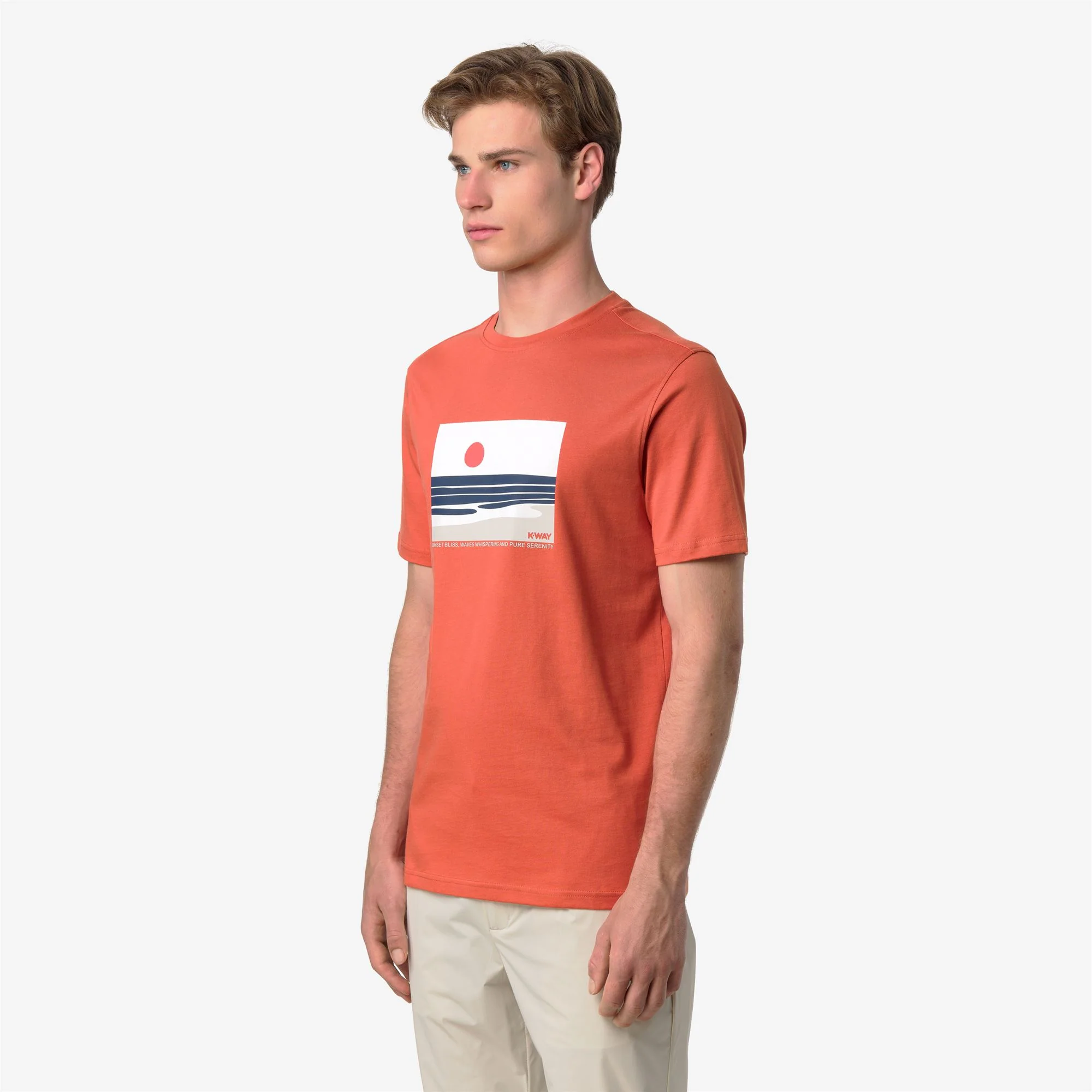 ODOM JERSEY SUNSET - T-ShirtsTop - T-Shirt - Man - ORANGE BROWNISH - Image 5