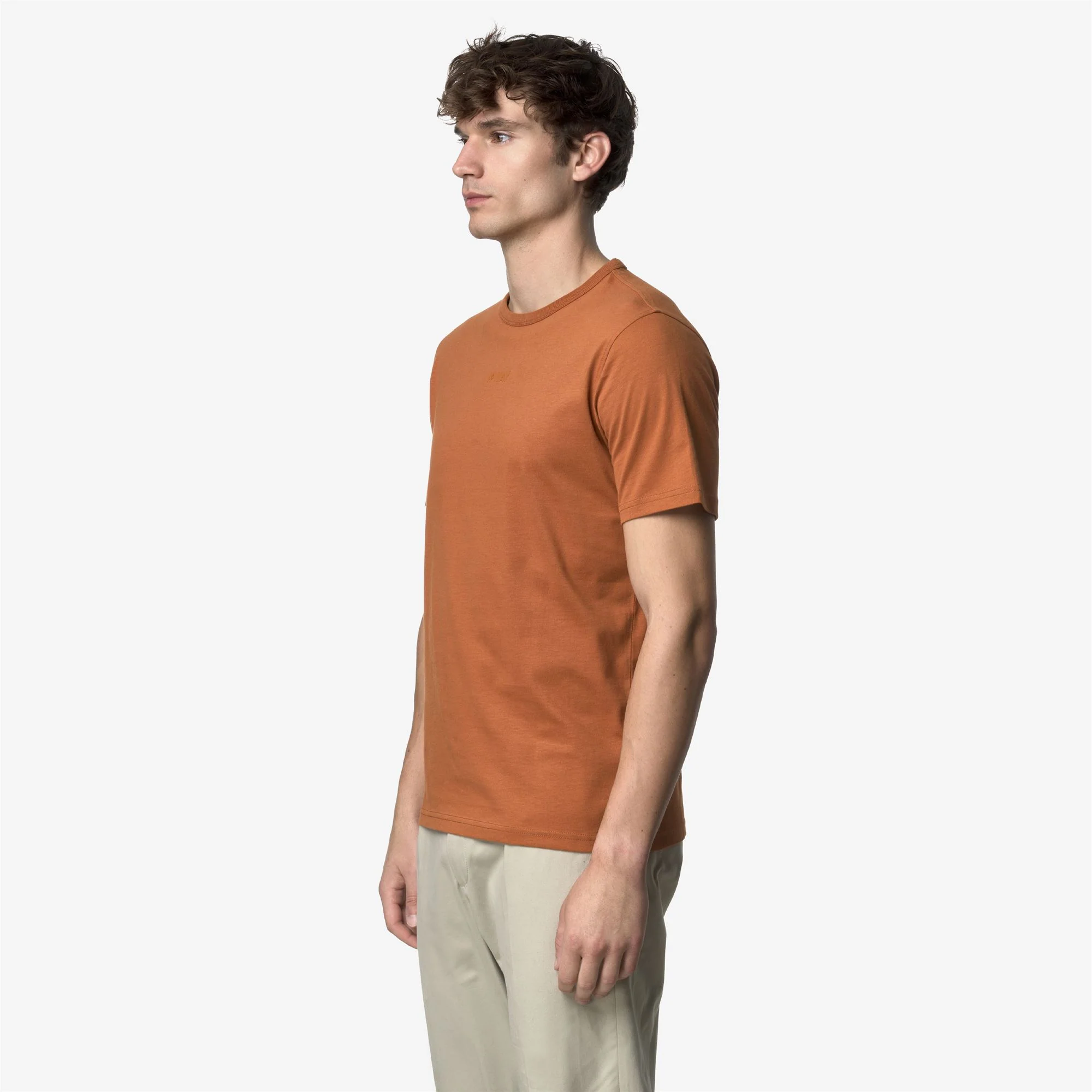 ODOM JS PEACH LETTERING - T-ShirtsTop - T-Shirt - Man - ORANGE ADOBE - Image 4