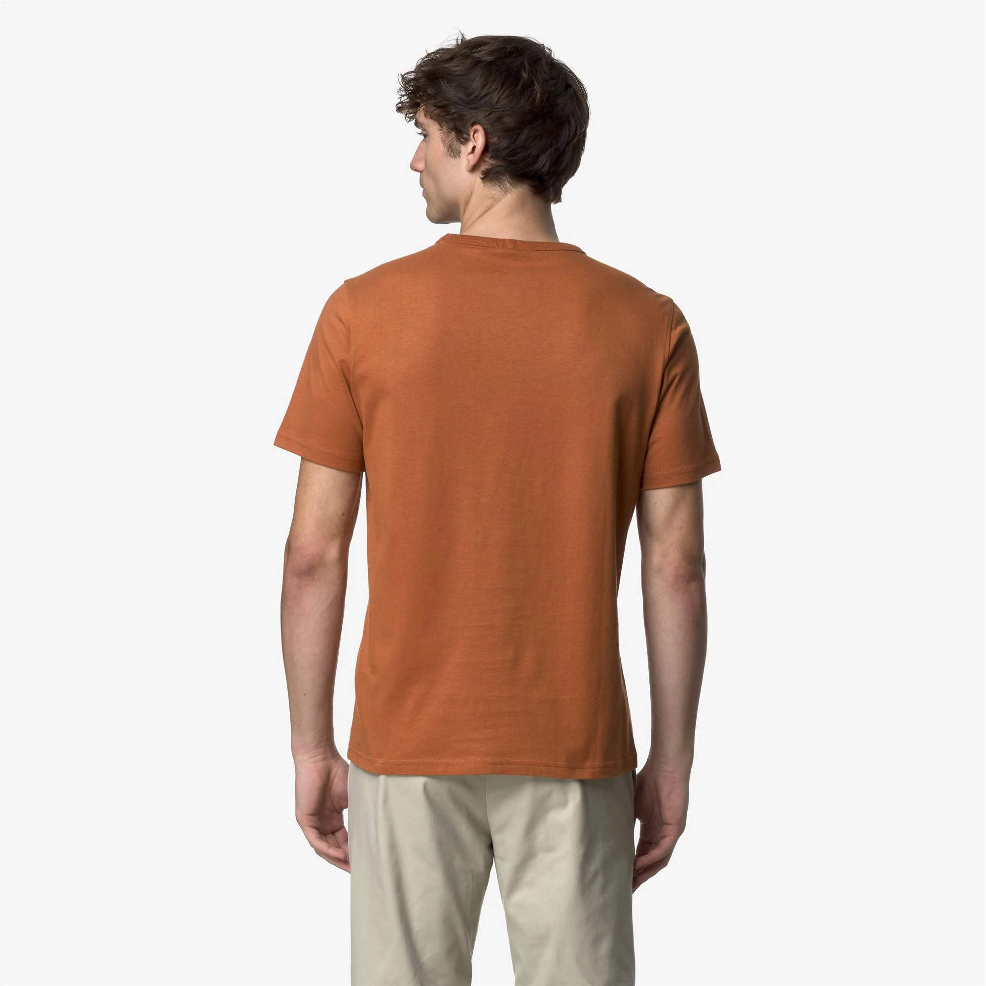 ODOM JS PEACH LETTERING - T-ShirtsTop - T-Shirt - Man - ORANGE ADOBE - Image 5