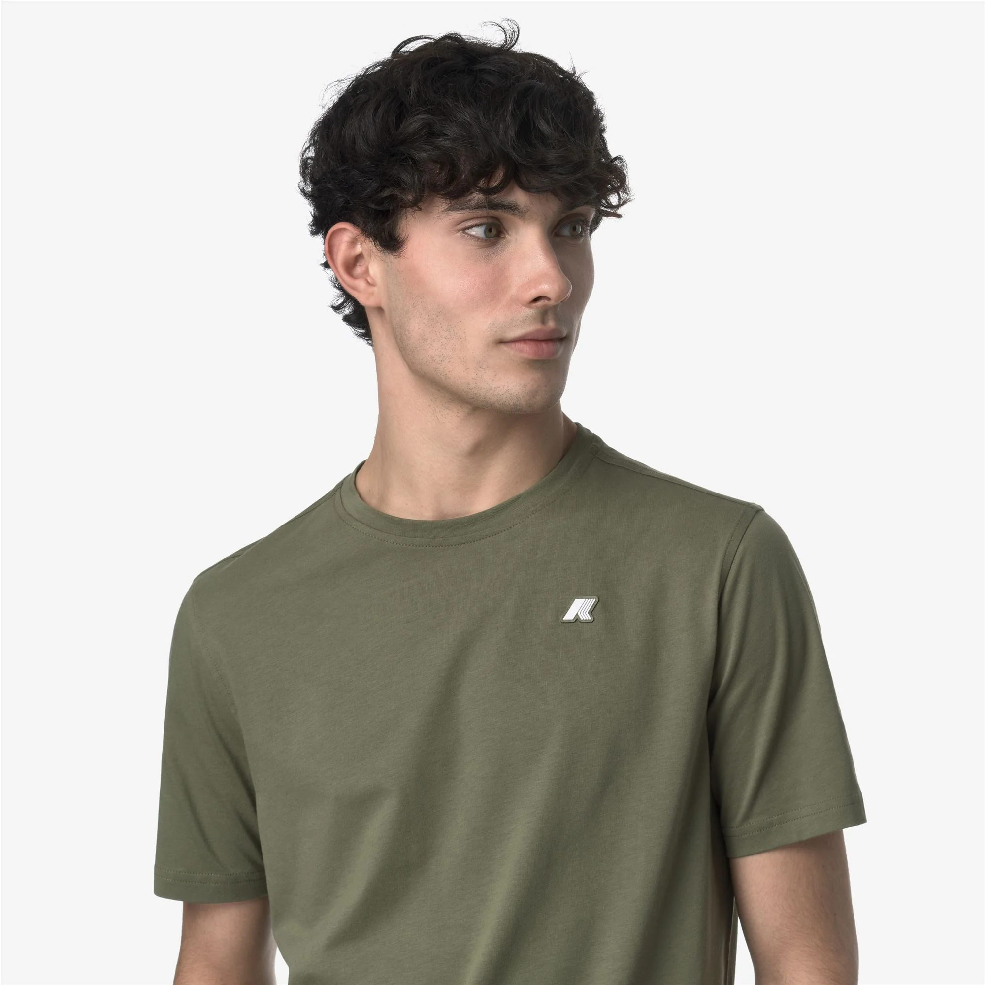 ODOM ROUND SLEEVES THREE PACK - T-ShirtsTop - T-Shirt - Man - BLUE DEPTH-GREEN LICHEN-WHITE - Image 2