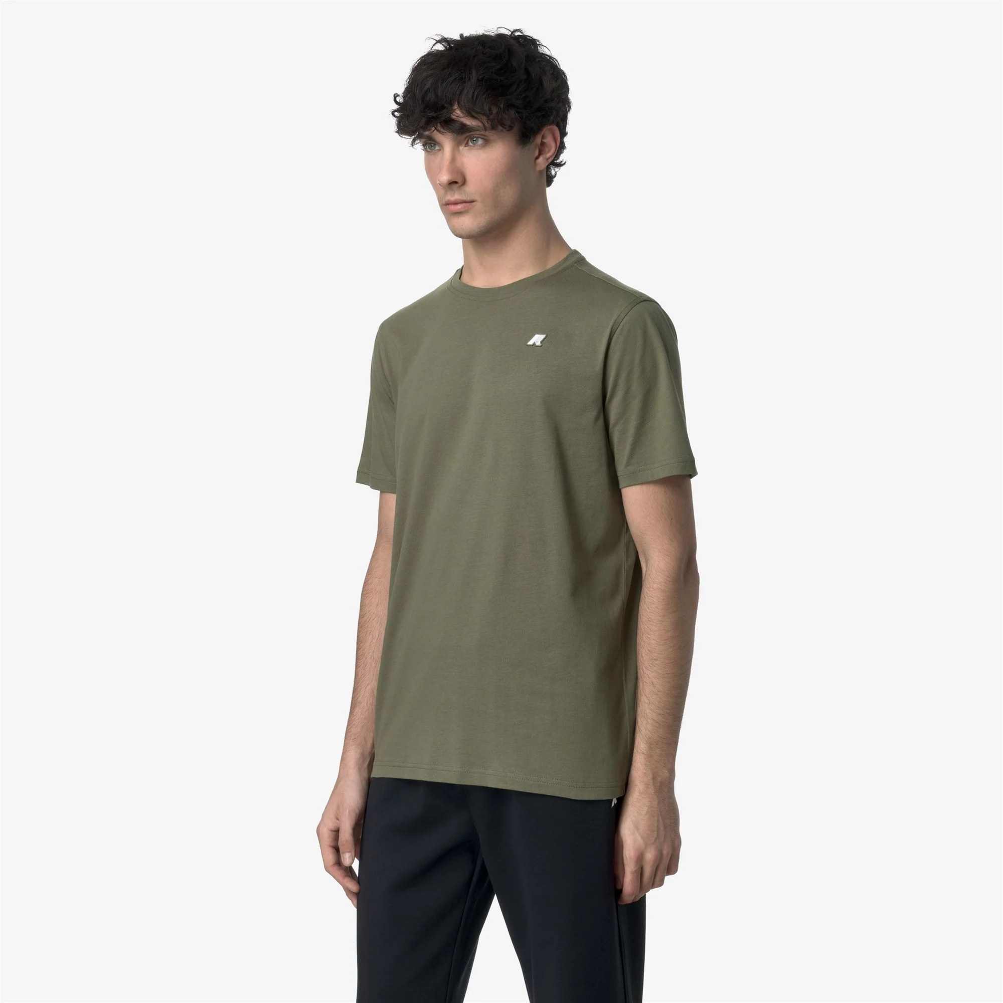 ODOM ROUND SLEEVES THREE PACK - T-ShirtsTop - T-Shirt - Man - BLUE DEPTH-GREEN LICHEN-WHITE - Image 4