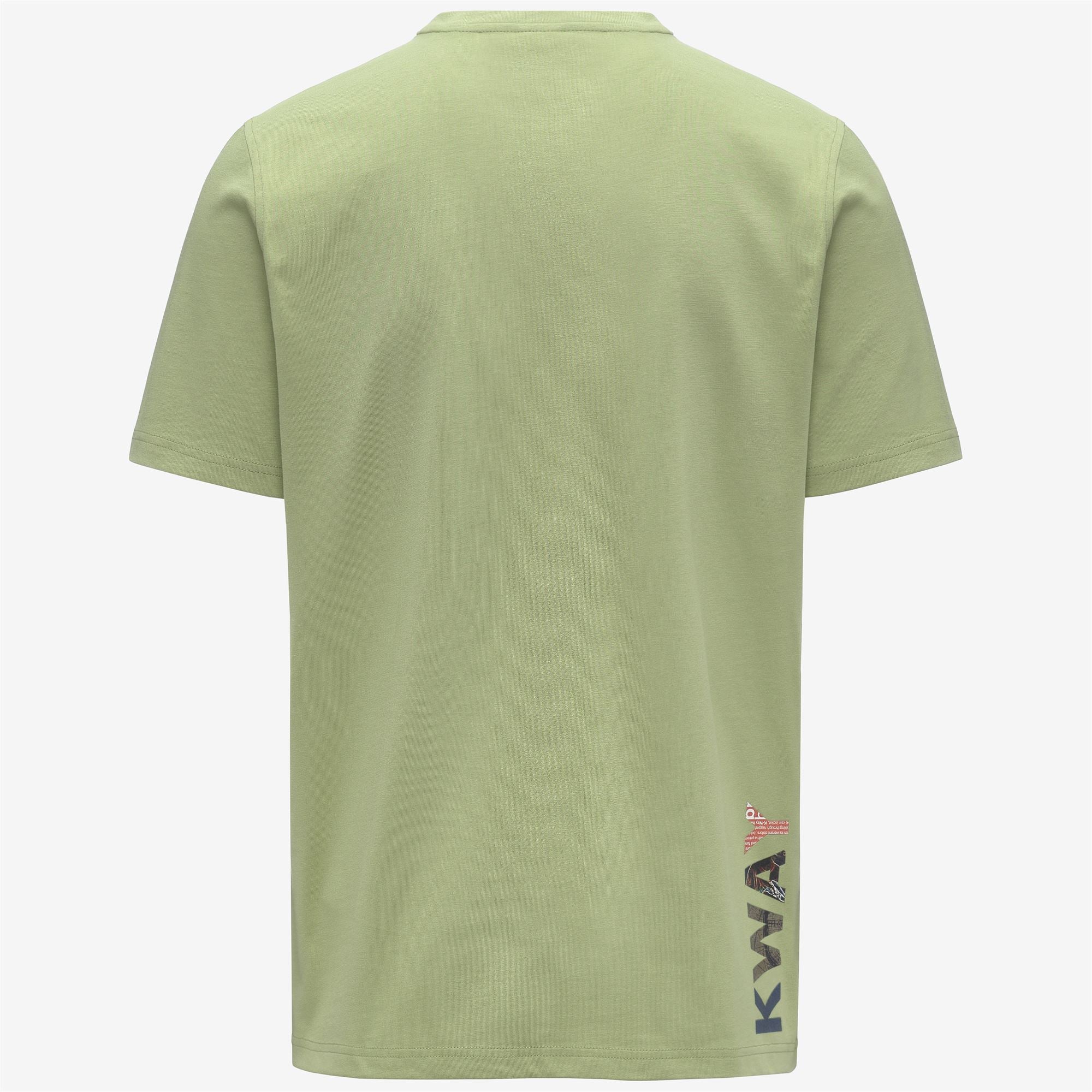ODOM SLIM JERSEY KWAY LETTERING - T-ShirtsTop - T-Shirt - Man - GREEN DK LIME - Image 2