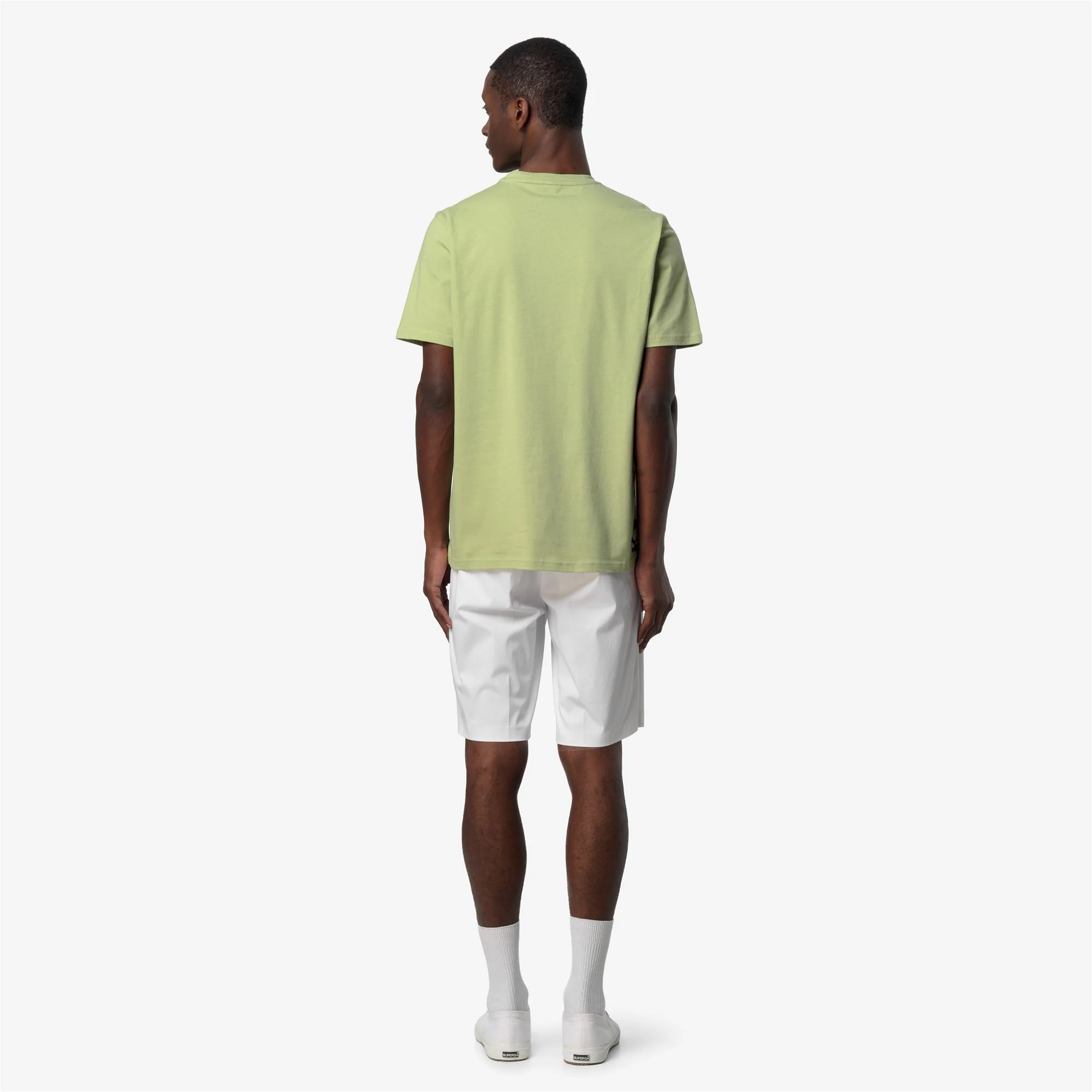 ODOM SLIM JERSEY KWAY LETTERING - T-ShirtsTop - T-Shirt - Man - GREEN DK LIME - Image 6