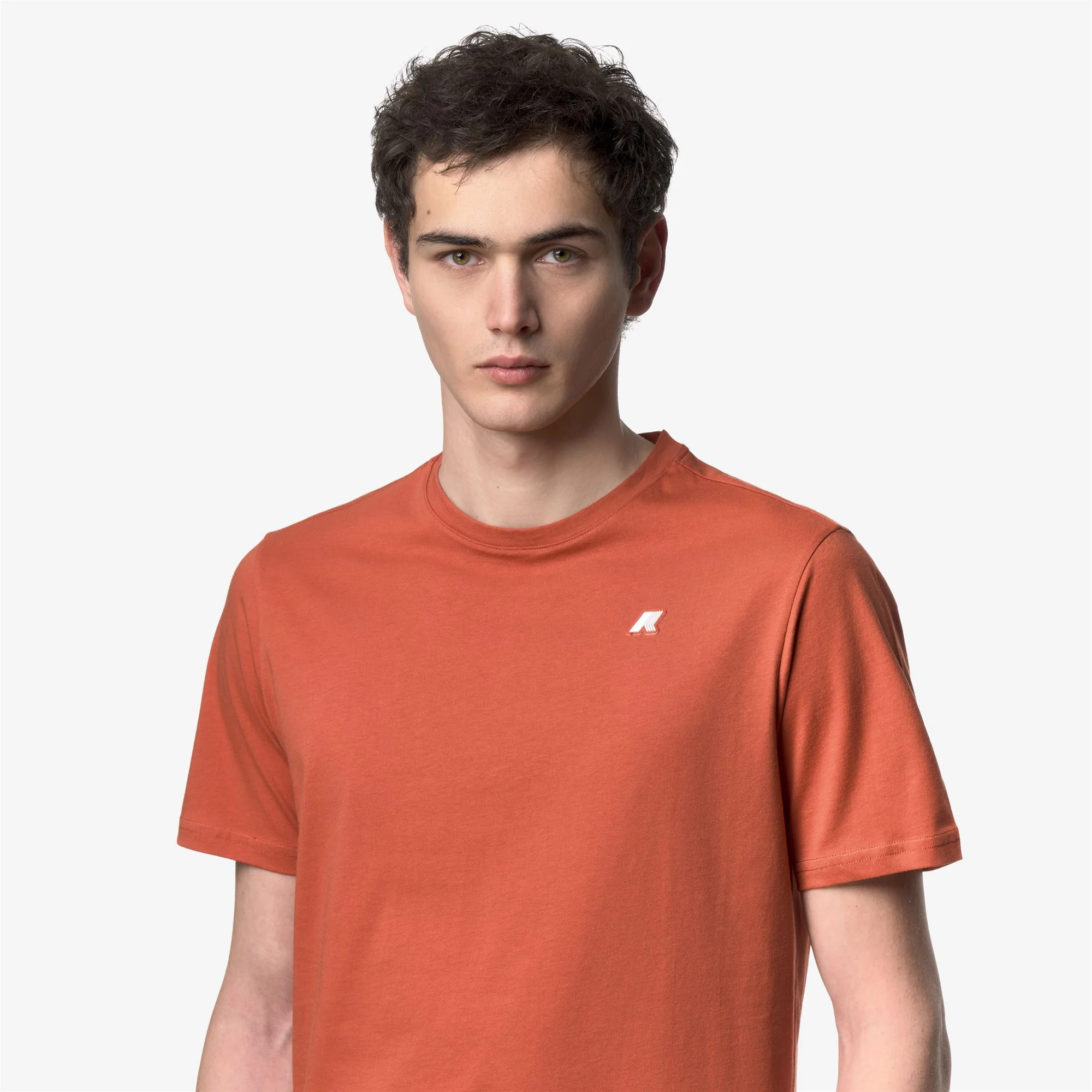 ODOM JERSEY SLIM - T-ShirtsTop - T-Shirt - Man - ORANGE BROWNISH - Image 2