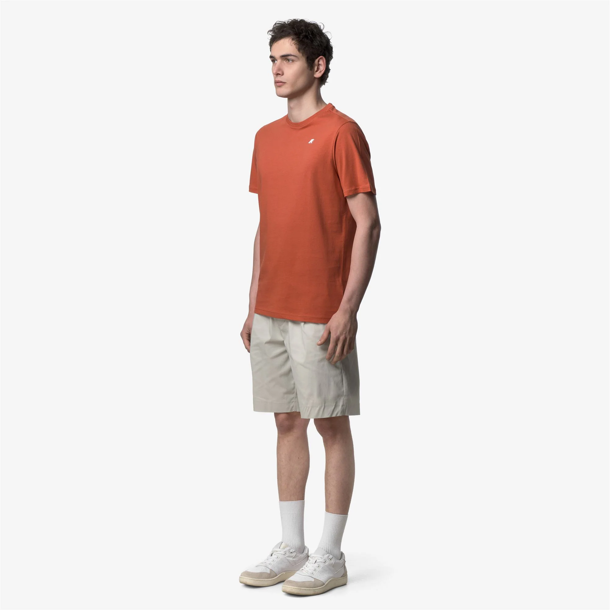ODOM JERSEY SLIM - T-ShirtsTop - T-Shirt - Man - ORANGE BROWNISH - Image 4
