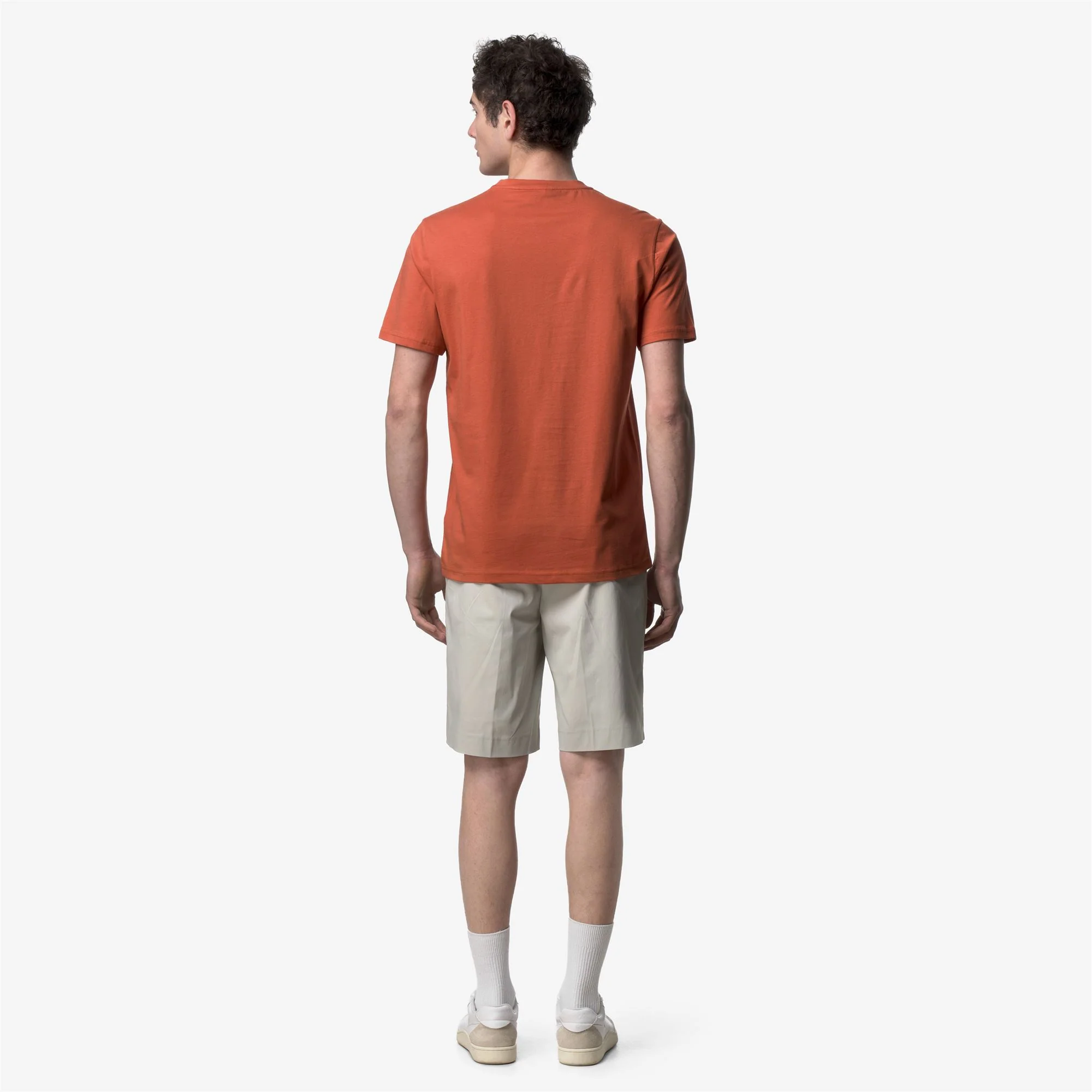 ODOM JERSEY SLIM - T-ShirtsTop - T-Shirt - Man - ORANGE BROWNISH - Image 5