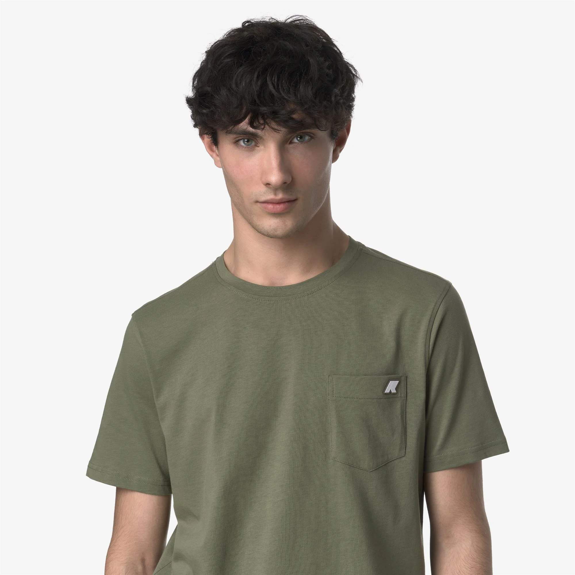 SIGUR JERSEY SLIM - T-ShirtsTop - T-Shirt - Man - GREEN LICHEN - Image 2