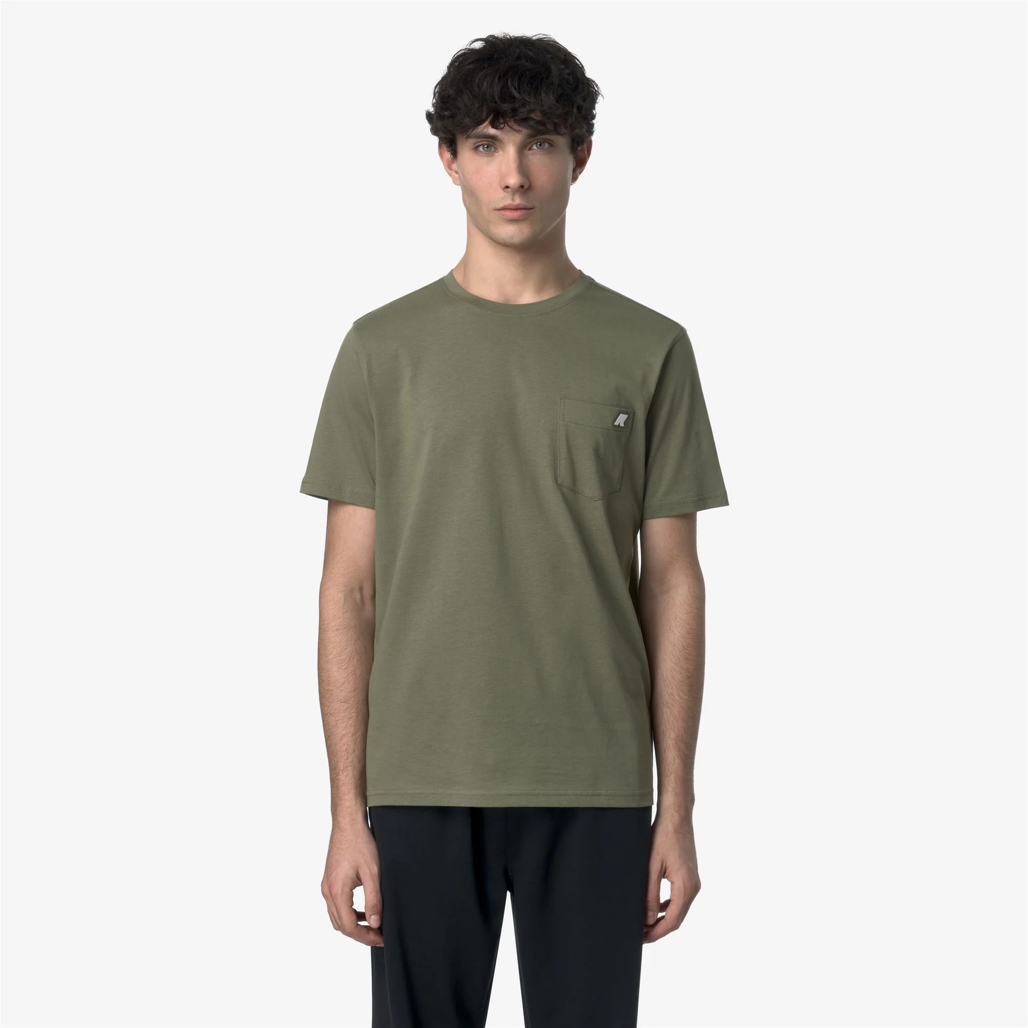 SIGUR JERSEY SLIM - T-ShirtsTop - T-Shirt - Man - GREEN LICHEN - Image 3