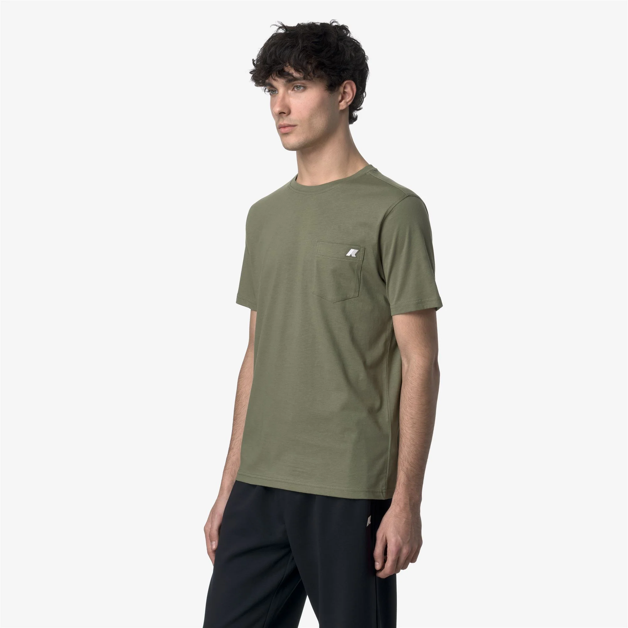 SIGUR JERSEY SLIM - T-ShirtsTop - T-Shirt - Man - GREEN LICHEN - Image 4