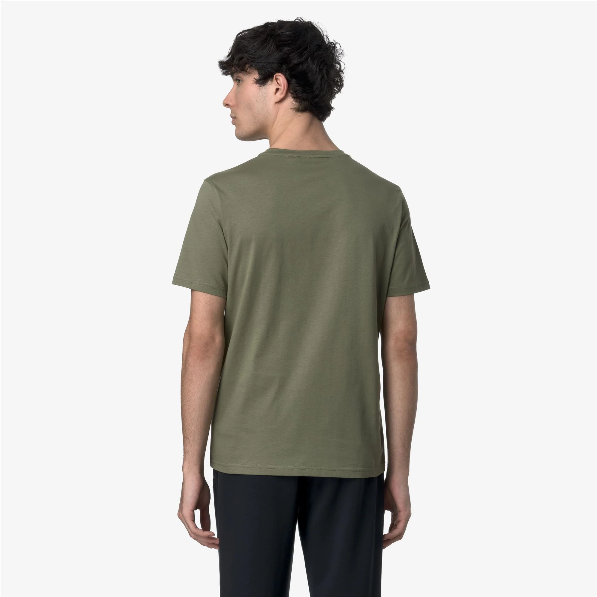 SIGUR JERSEY SLIM - T-ShirtsTop - T-Shirt - Man - GREEN LICHEN - Image 5