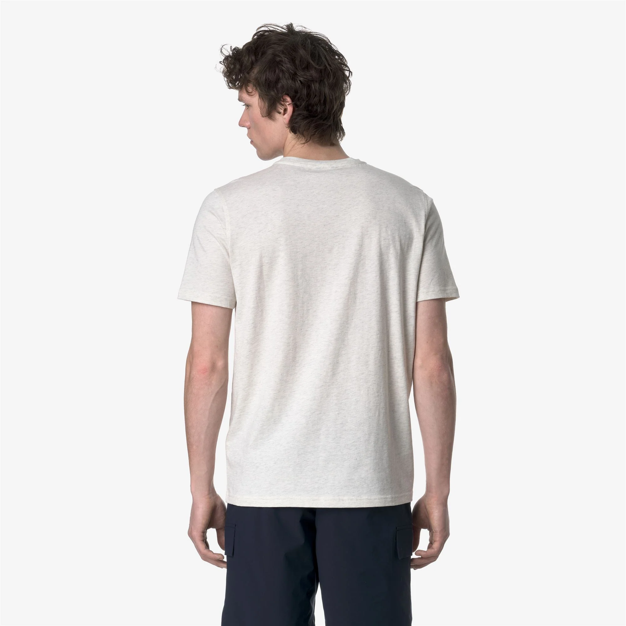 SIGUR JERSEY SLIM - T-ShirtsTop - T-Shirt - Man - WHITE BLEACHED MEL - Image 5