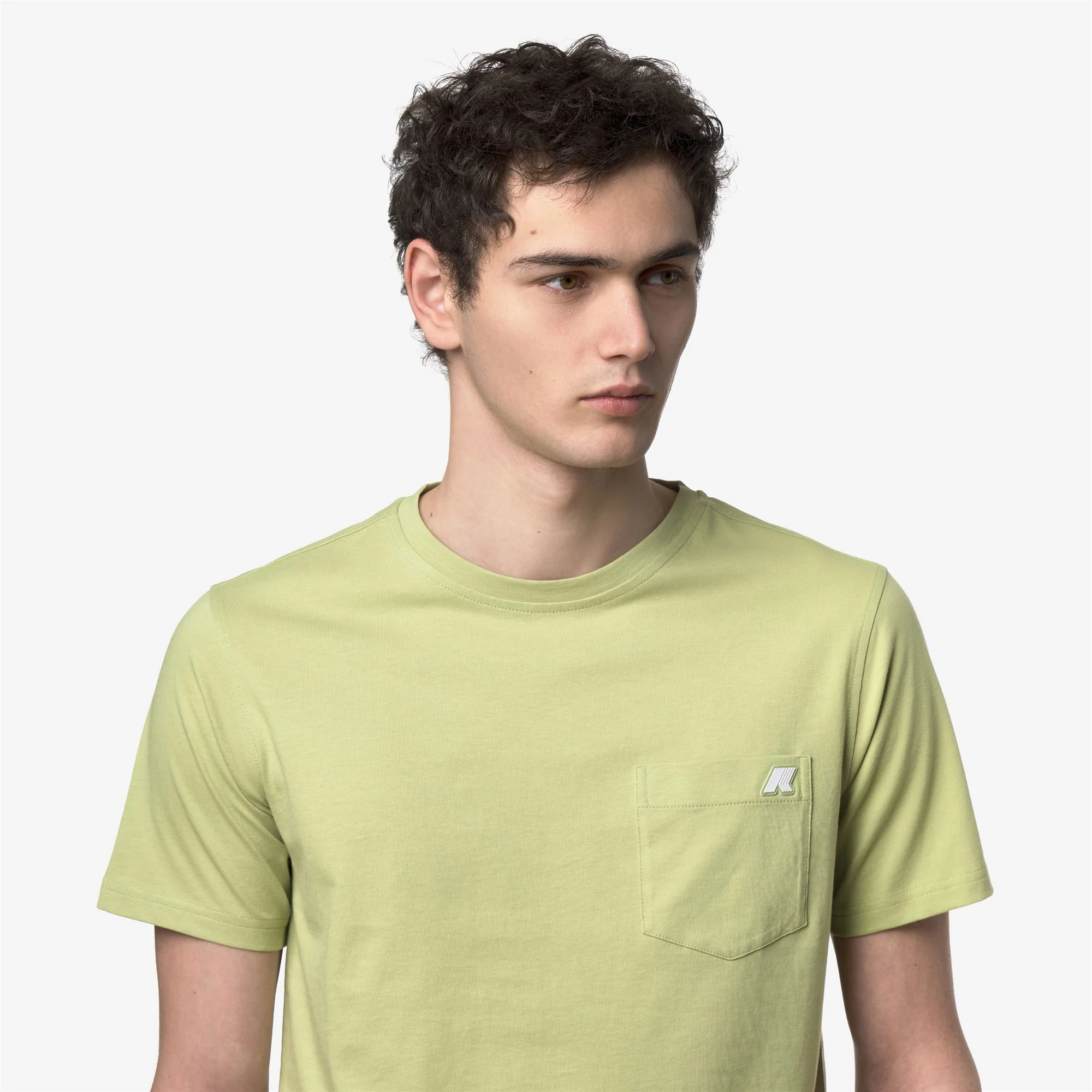 SIGUR JERSEY SLIM - T-ShirtsTop - T-Shirt - Man - GREEN DK LIME - Image 2