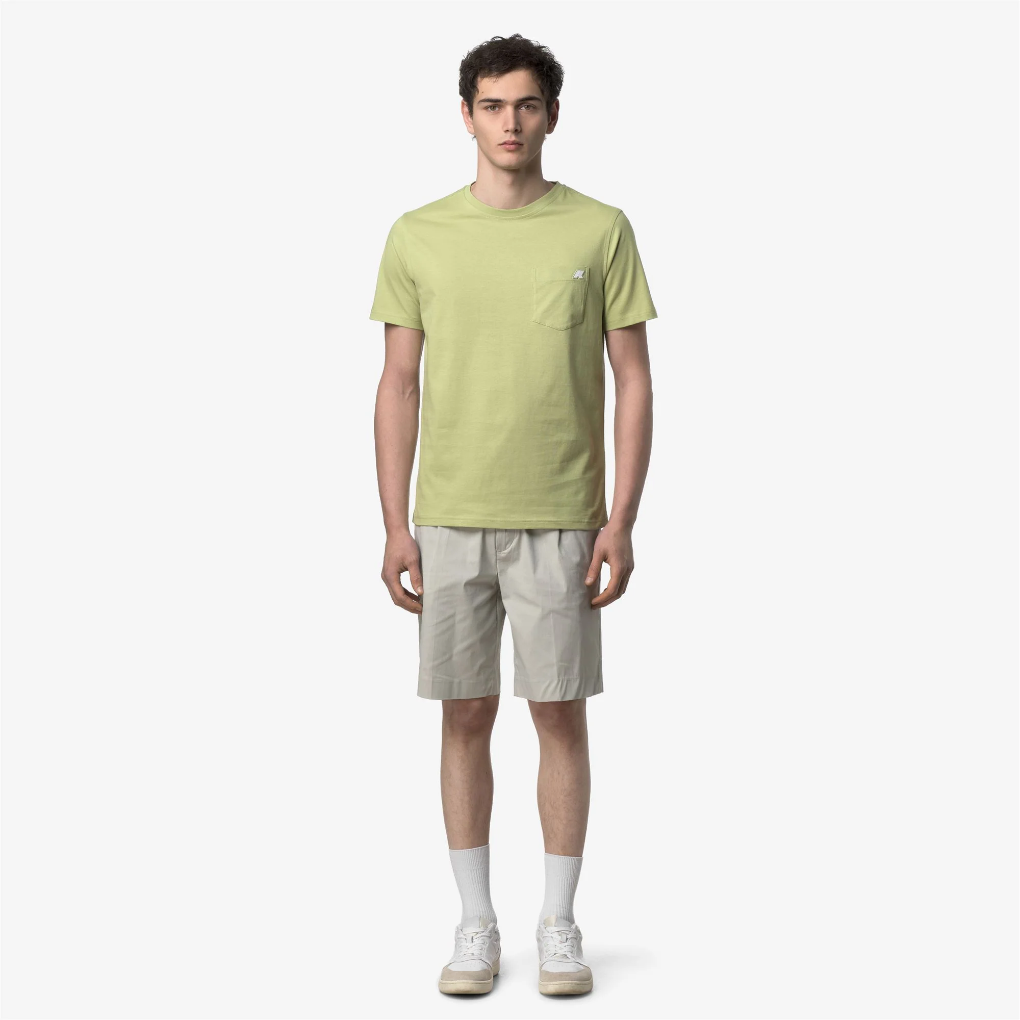 SIGUR JERSEY SLIM - T-ShirtsTop - T-Shirt - Man - GREEN DK LIME - Image 3