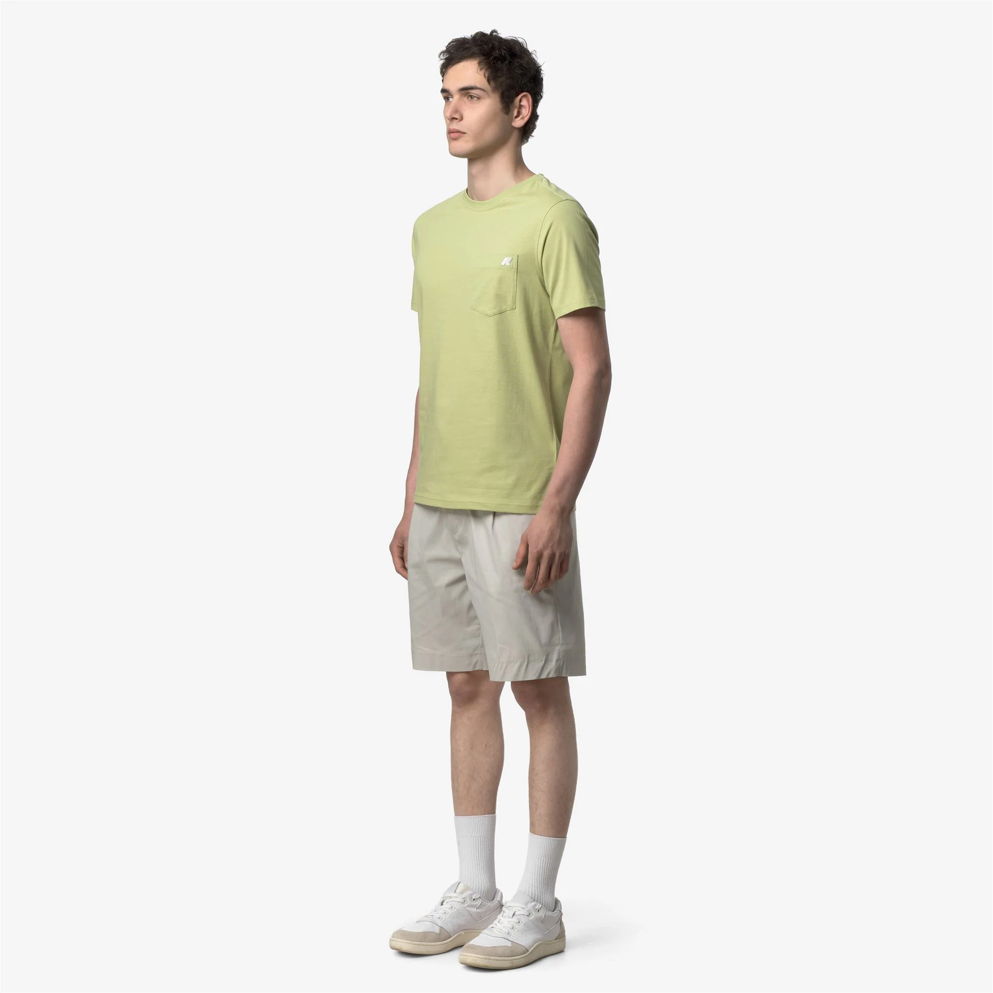 SIGUR JERSEY SLIM - T-ShirtsTop - T-Shirt - Man - GREEN DK LIME - Image 4