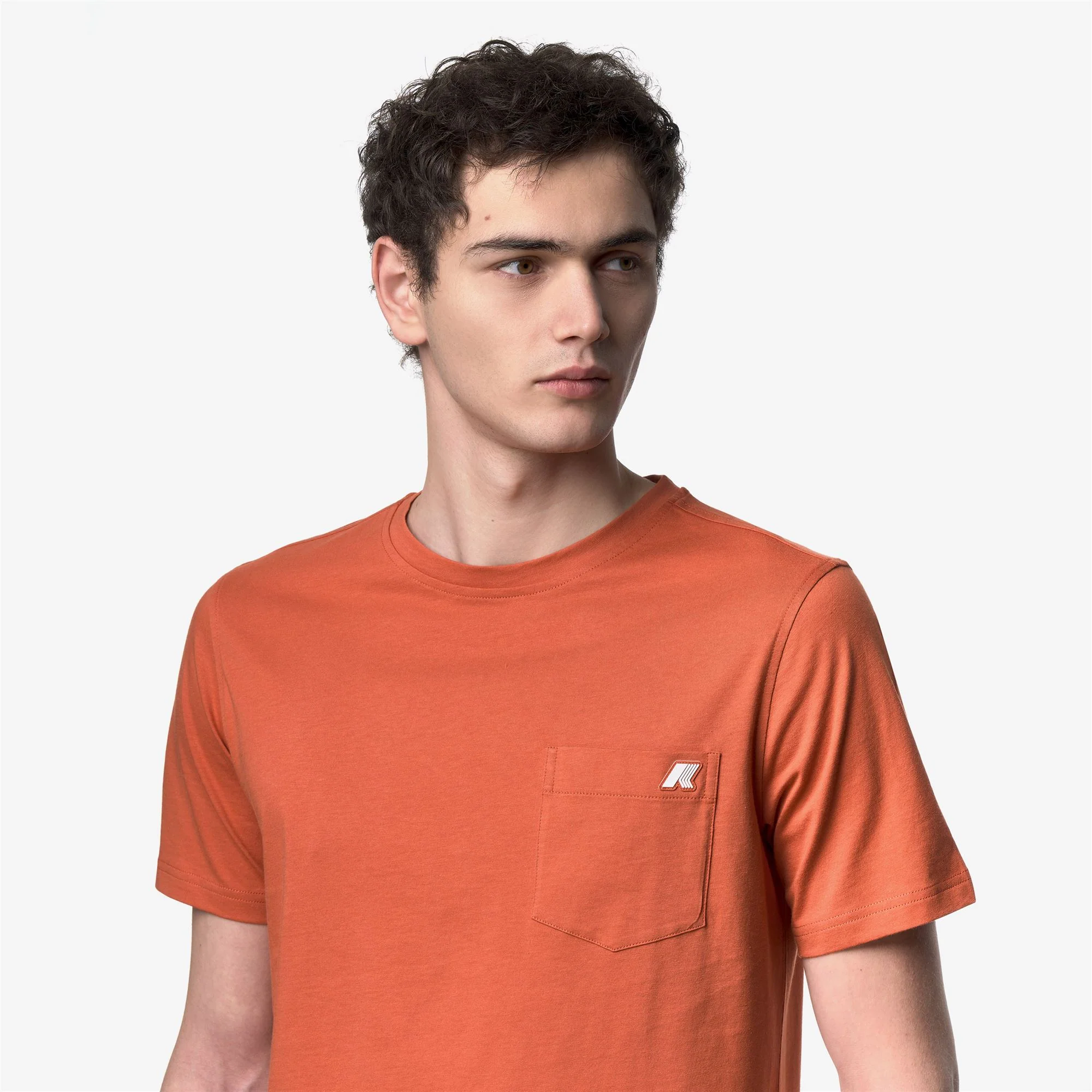 SIGUR JERSEY SLIM - T-ShirtsTop - T-Shirt - Man - ORANGE BROWNISH - Image 2