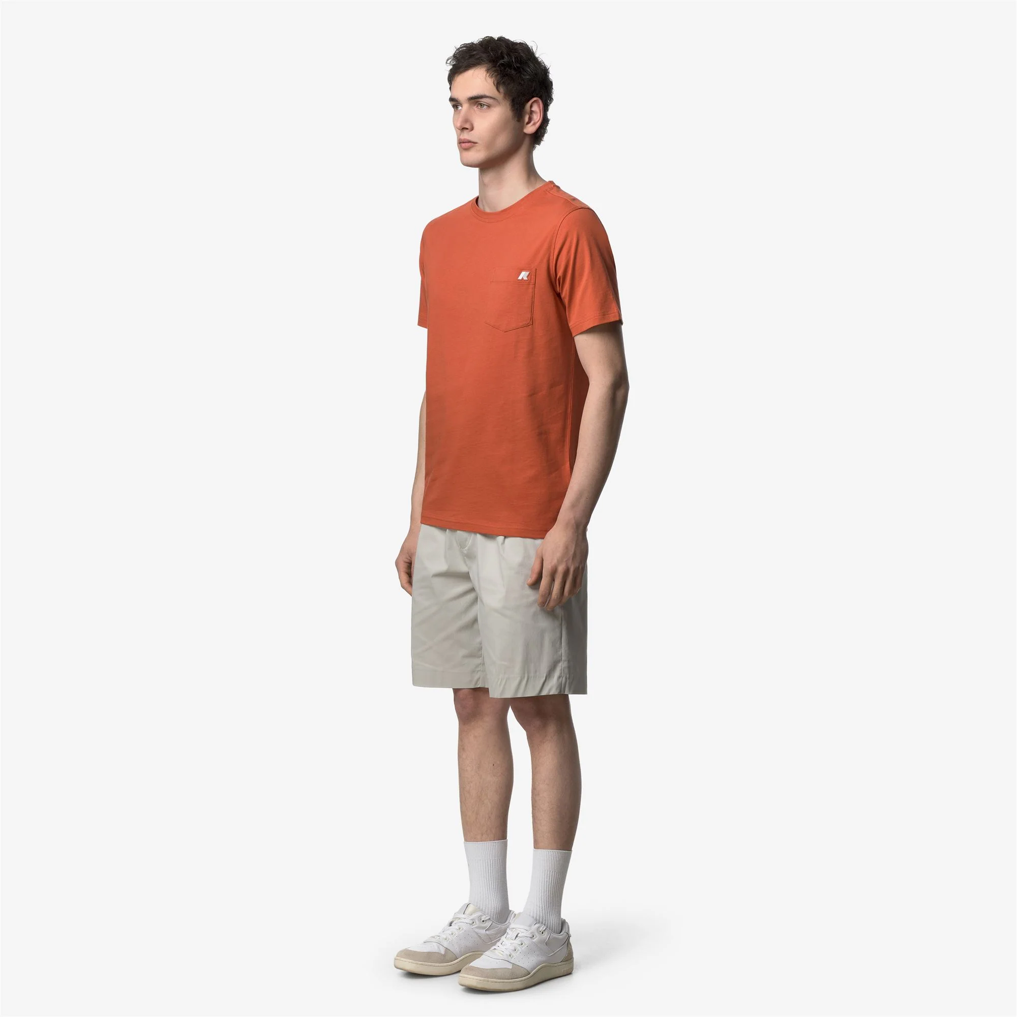 SIGUR JERSEY SLIM - T-ShirtsTop - T-Shirt - Man - ORANGE BROWNISH - Image 4