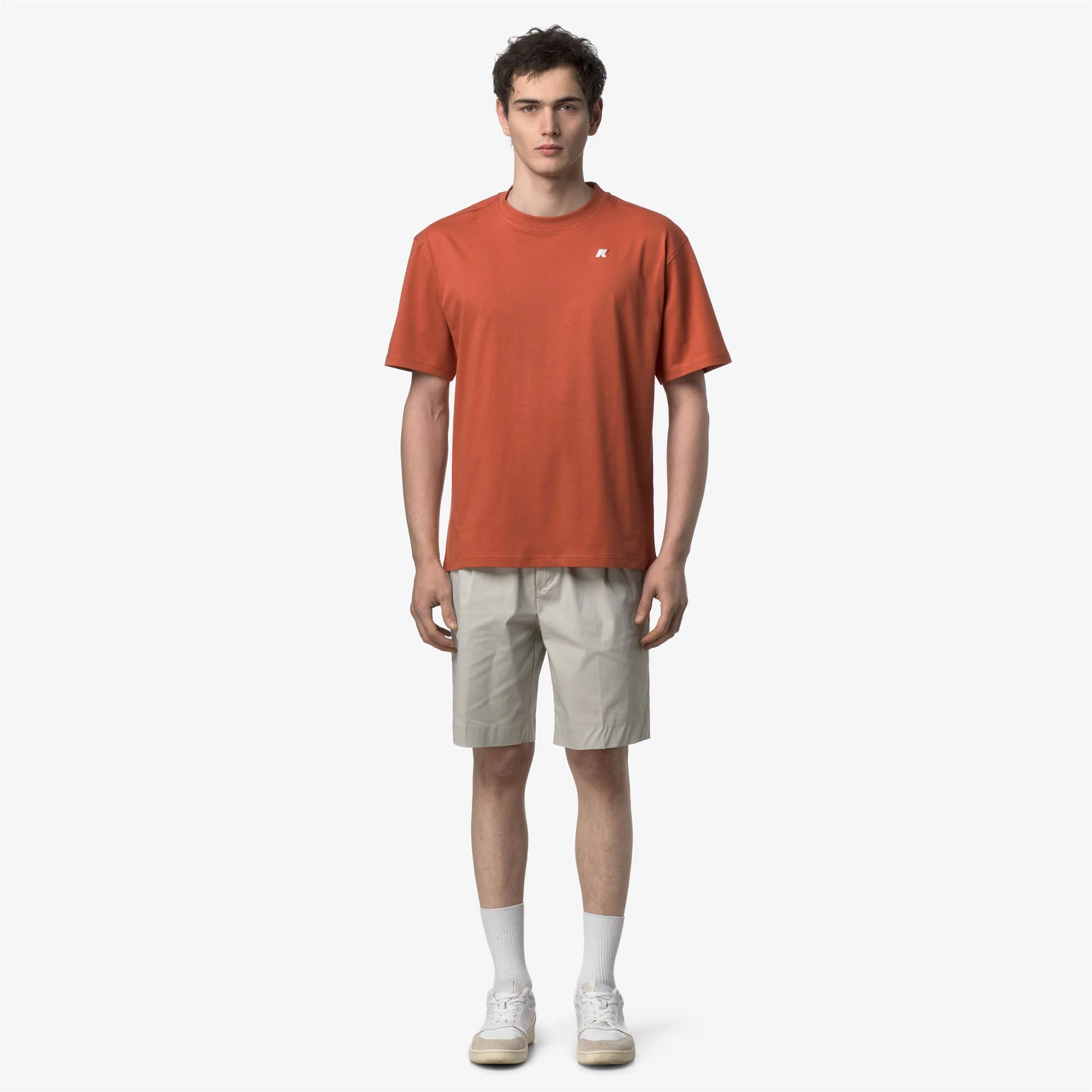 SOLO JERSEY - T-ShirtsTop - T-Shirt - Man - ORANGE BROWNISH - Image 3