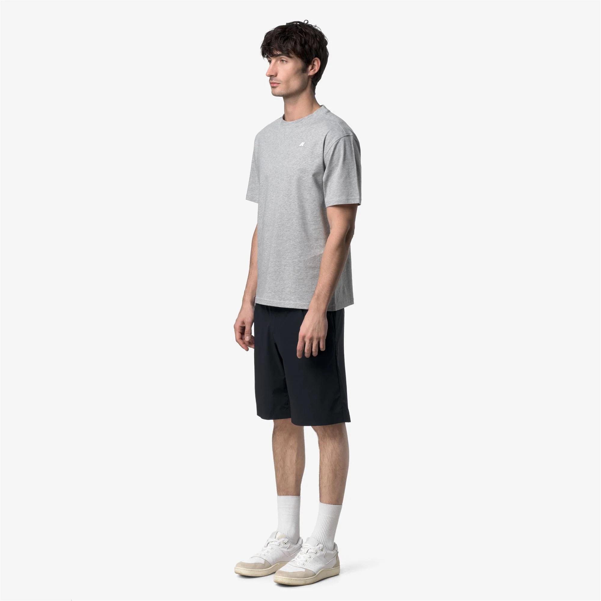 SOLO JERSEY TRIANGLE - T-ShirtsTop - T-Shirt - Man - GREY MID MEL - Image 4
