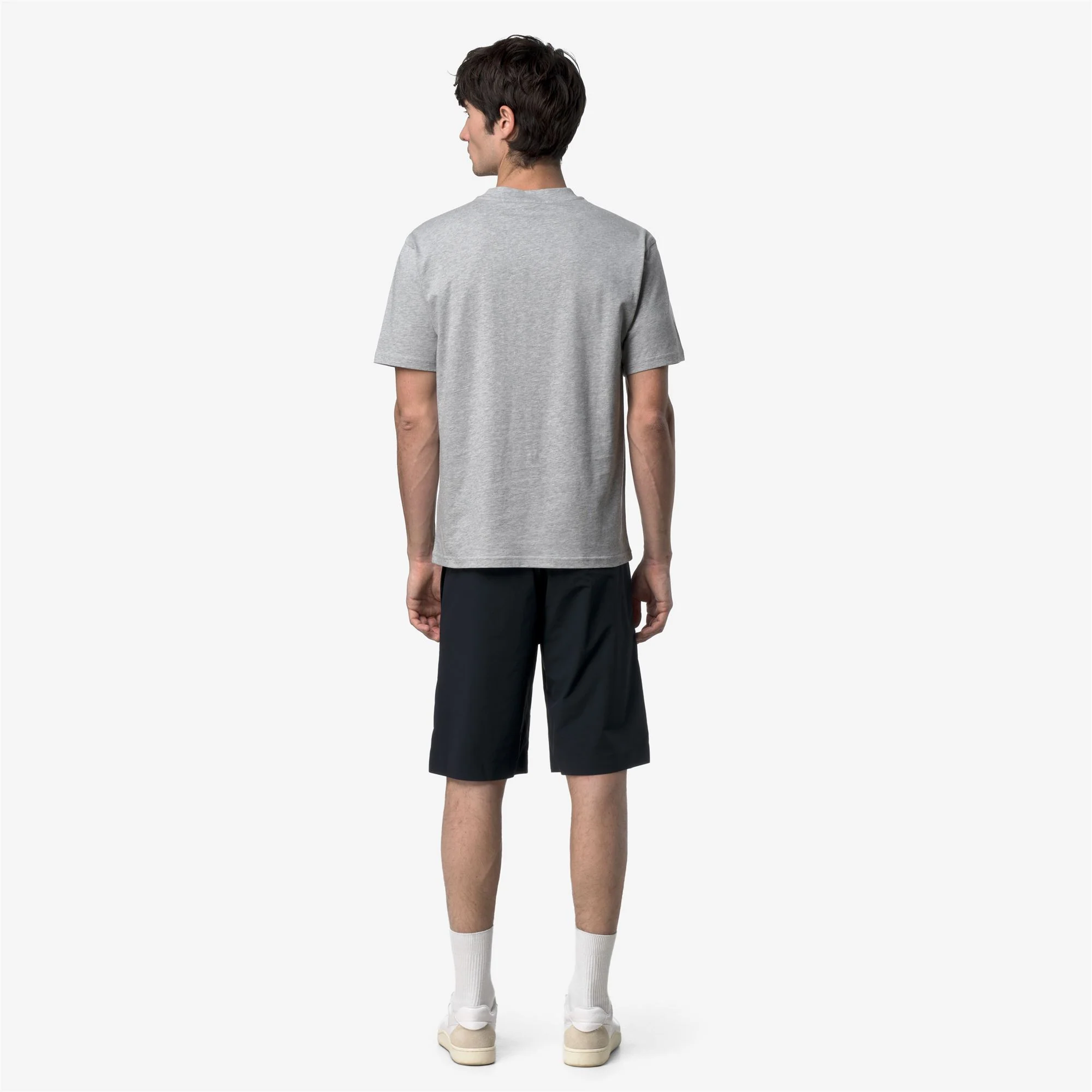 SOLO JERSEY TRIANGLE - T-ShirtsTop - T-Shirt - Man - GREY MID MEL - Image 5