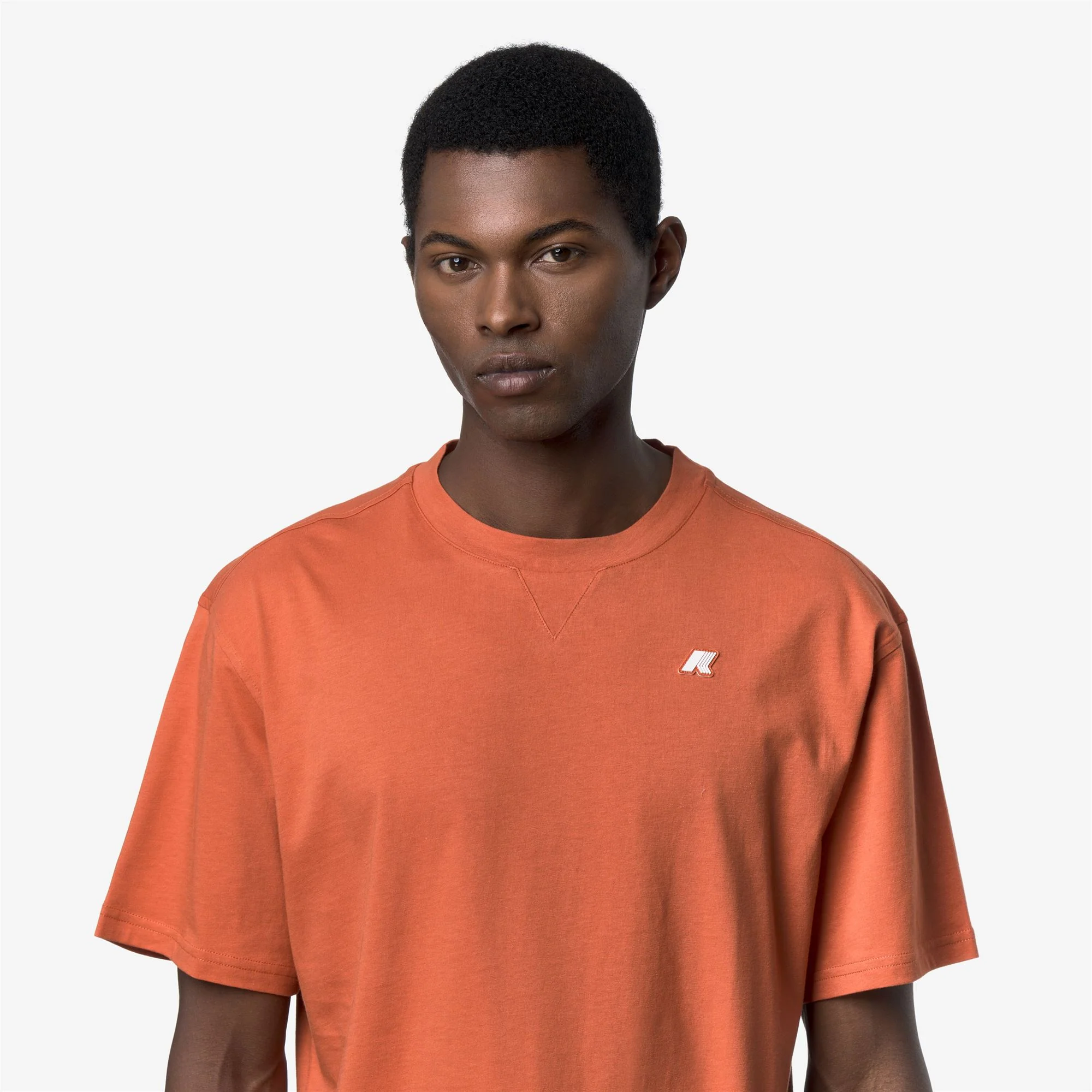 SOLO JERSEY TRIANGLE - T-ShirtsTop - T-Shirt - Man - ORANGE BROWNISH - Image 2