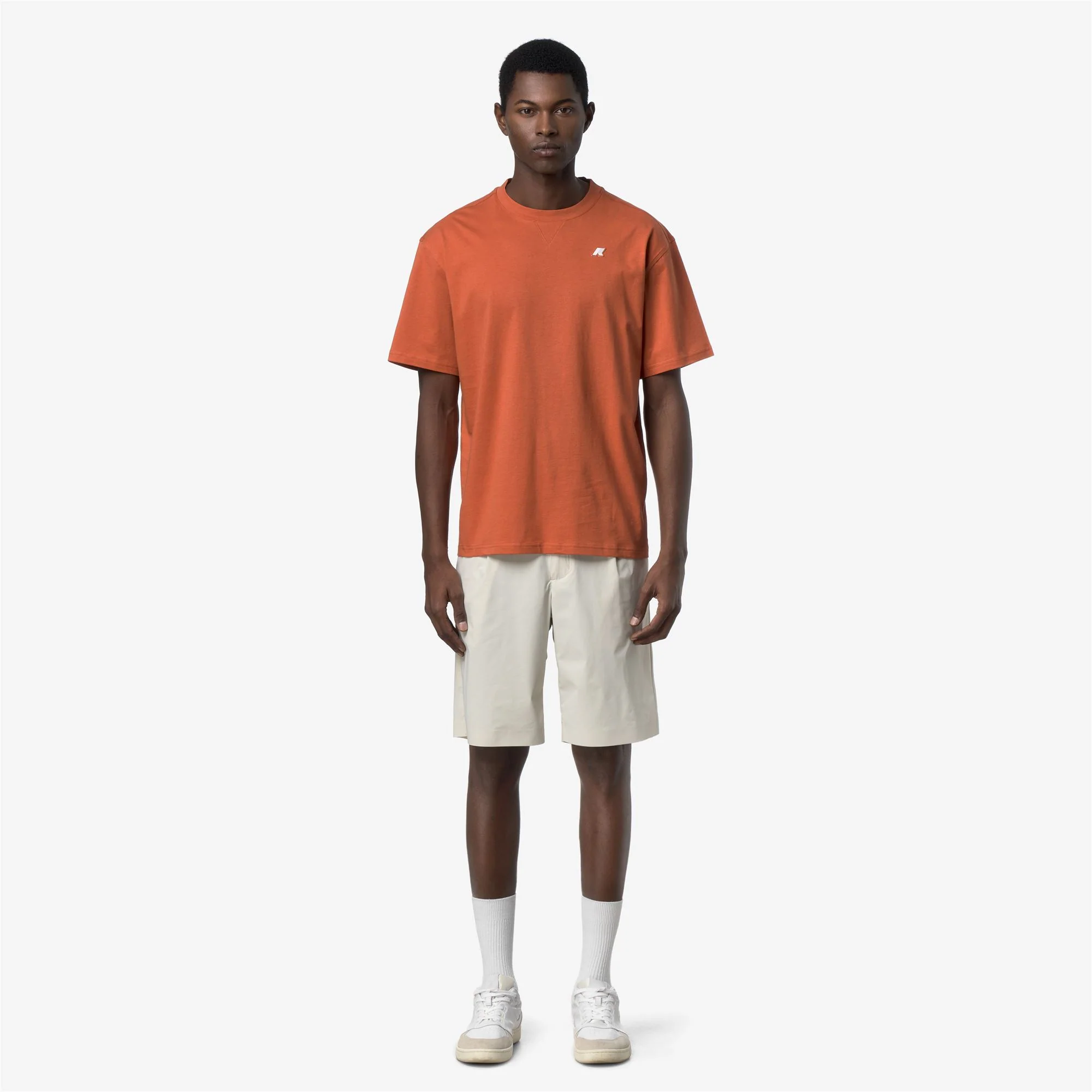 SOLO JERSEY TRIANGLE - T-ShirtsTop - T-Shirt - Man - ORANGE BROWNISH - Image 3