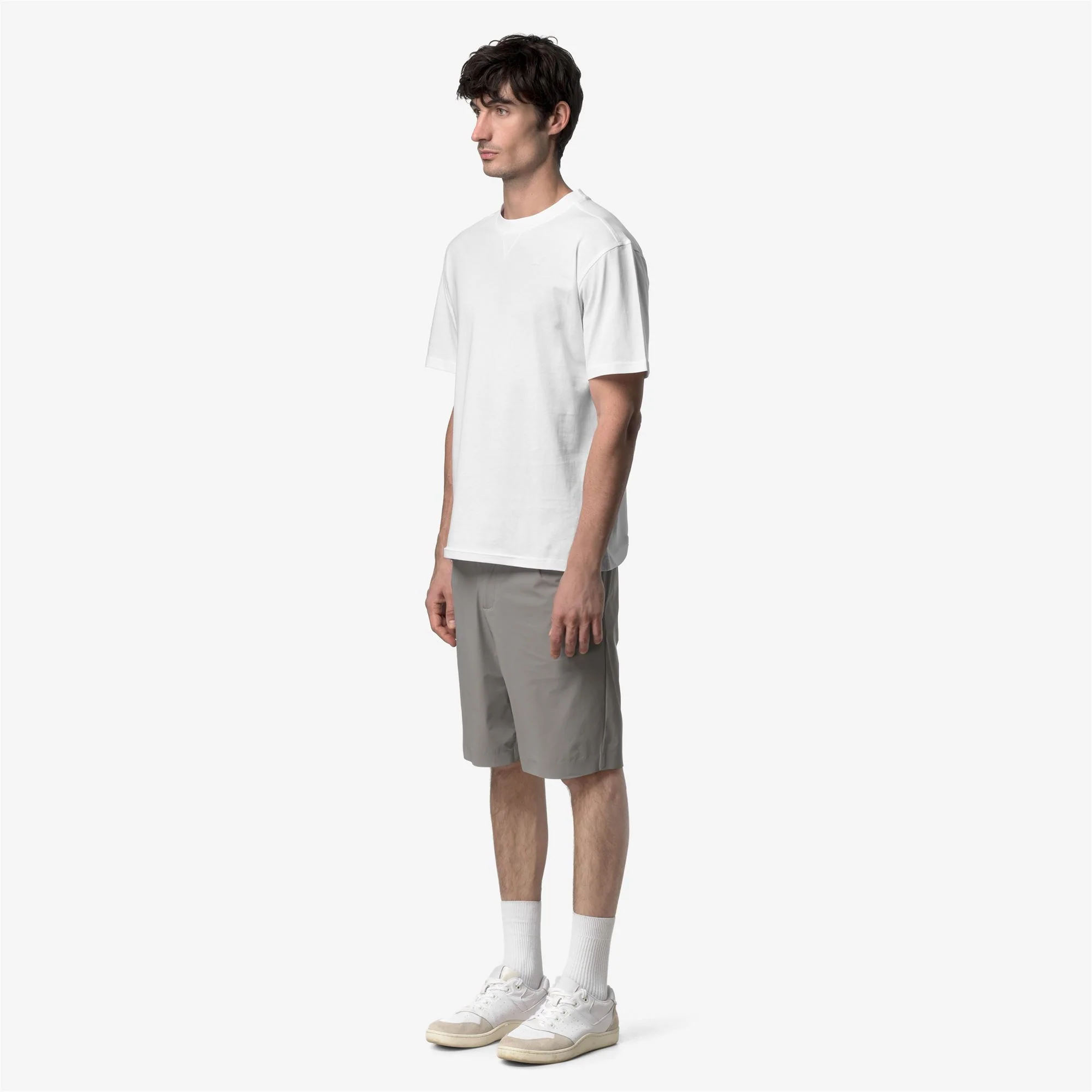 SOLO JERSEY TRIANGLE - T-ShirtsTop - T-Shirt - Man - WHITE - Image 4