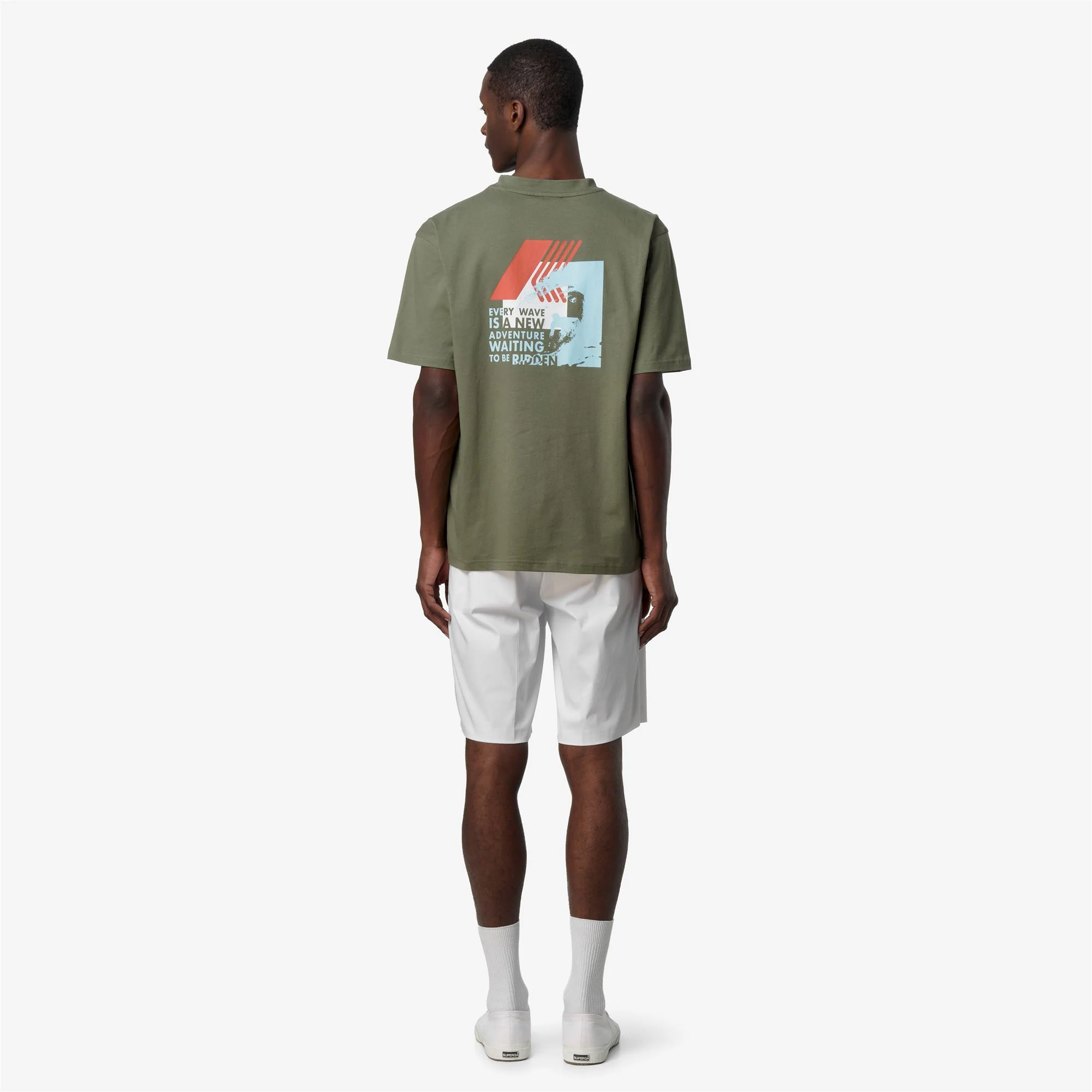 SOLO JERSEY WAVE - T-ShirtsTop - T-Shirt - Man - GREEN LICHEN - Image 6