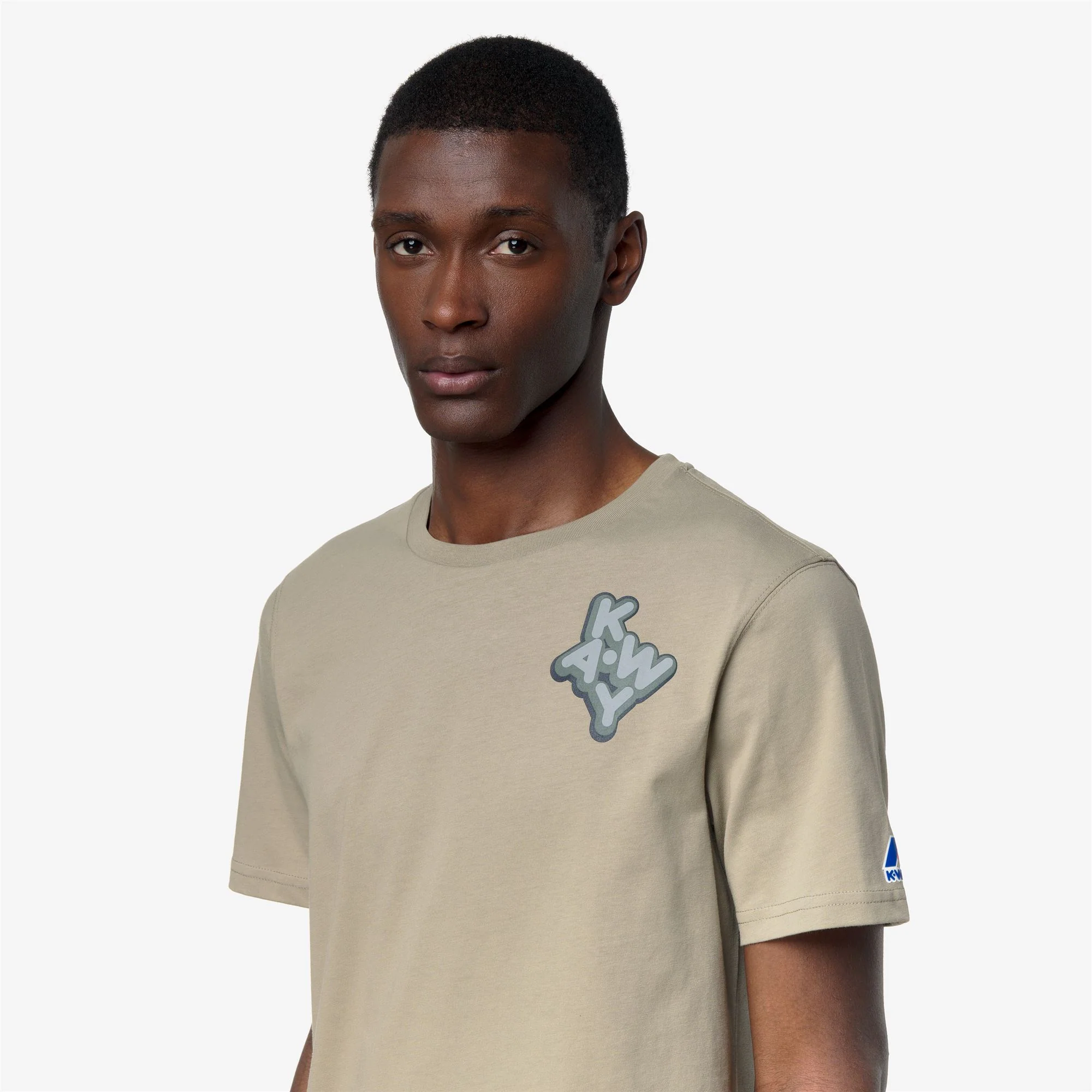 LEONIDE SCATTERED LETTERING - T-ShirtsTop - T-Shirt - Unisex - GREEN OAK - Image 3