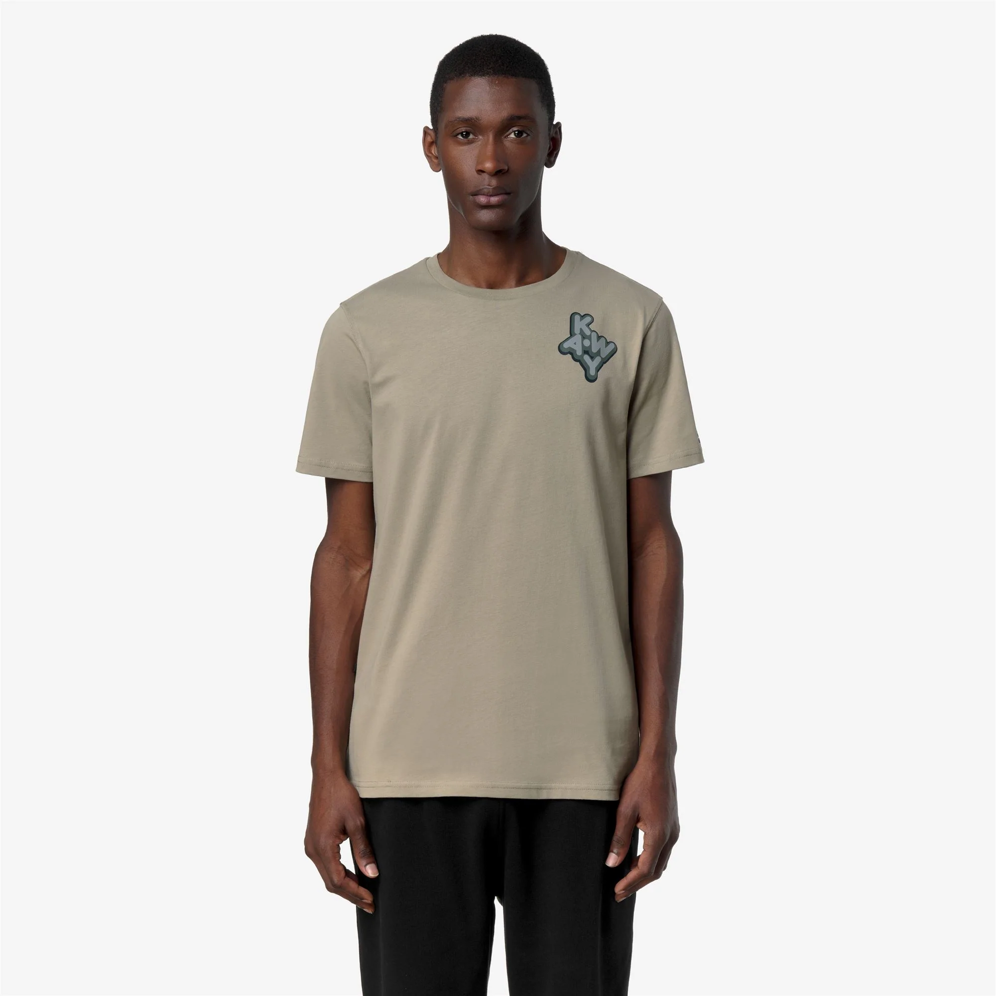LEONIDE SCATTERED LETTERING - T-ShirtsTop - T-Shirt - Unisex - GREEN OAK - Image 4