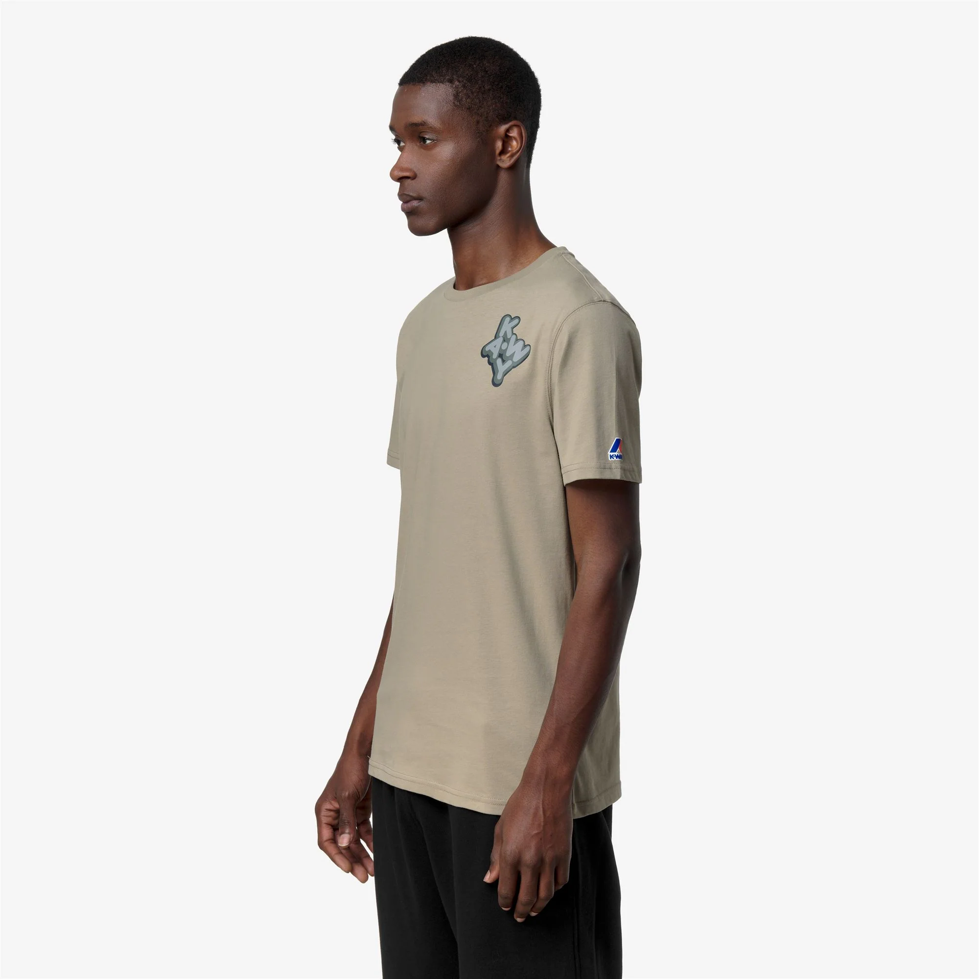 LEONIDE SCATTERED LETTERING - T-ShirtsTop - T-Shirt - Unisex - GREEN OAK - Image 5