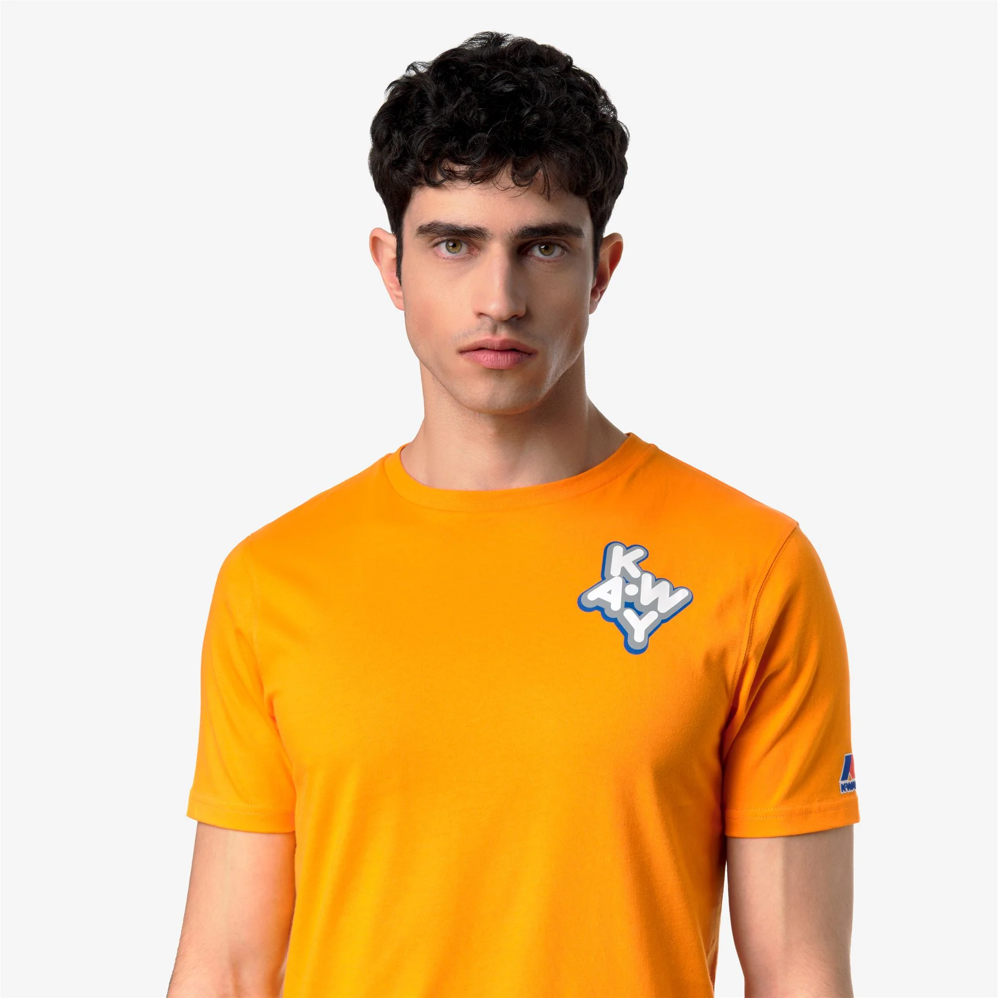 LEONIDE SCATTERED LETTERING - T-ShirtsTop - T-Shirt - Unisex - ORANGE - Image 3