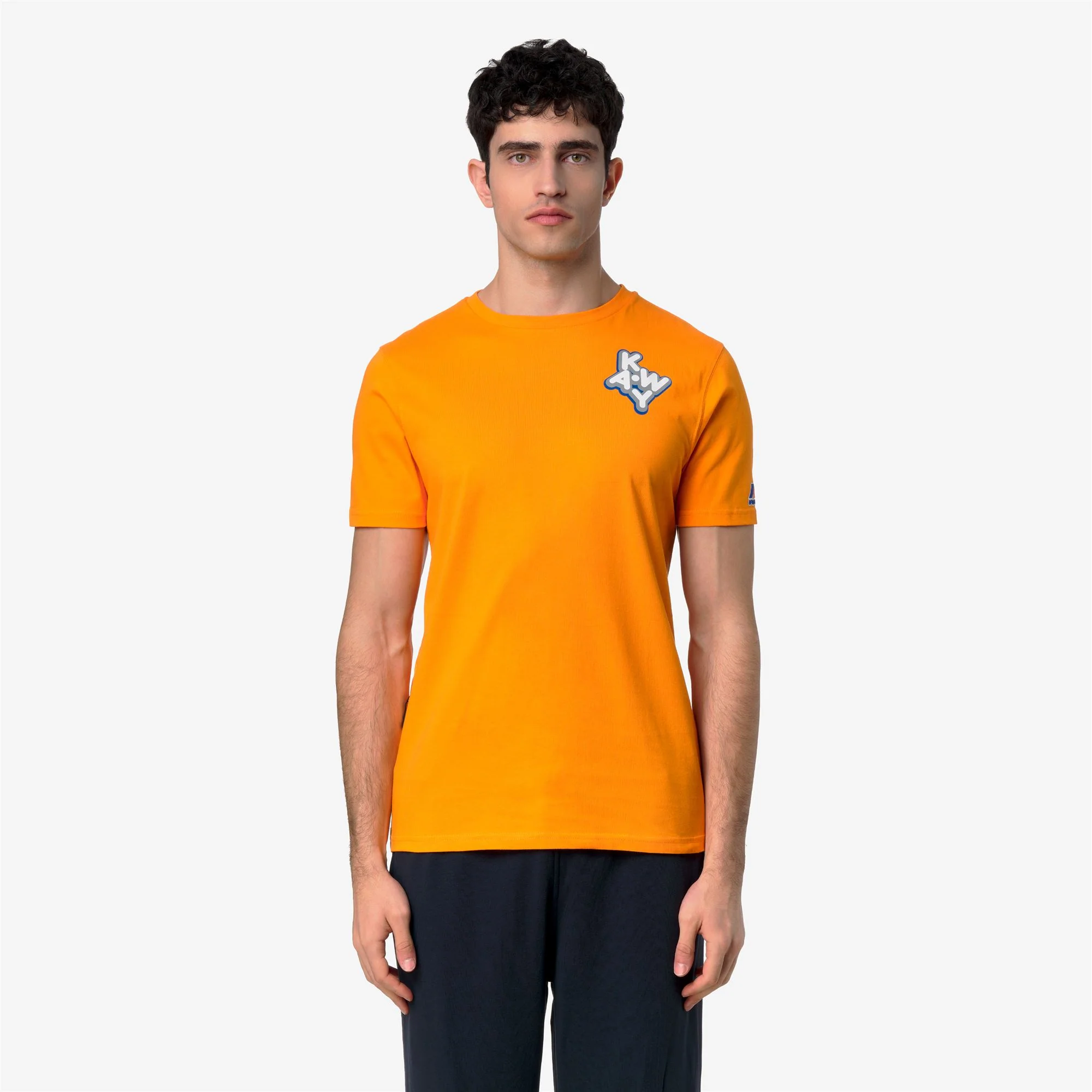LEONIDE SCATTERED LETTERING - T-ShirtsTop - T-Shirt - Unisex - ORANGE - Image 4