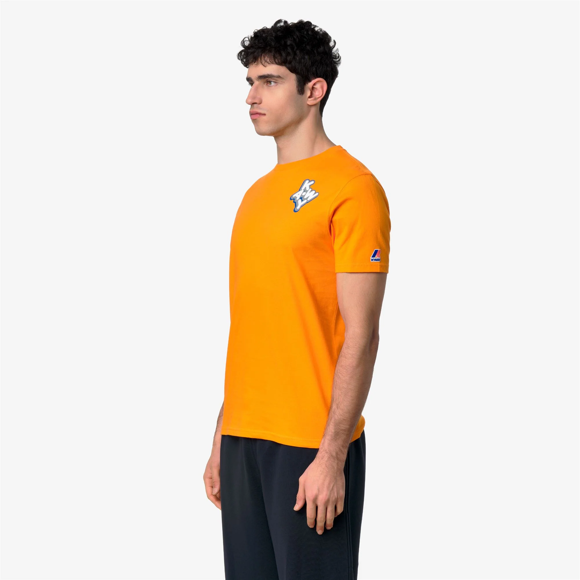 LEONIDE SCATTERED LETTERING - T-ShirtsTop - T-Shirt - Unisex - ORANGE - Image 5