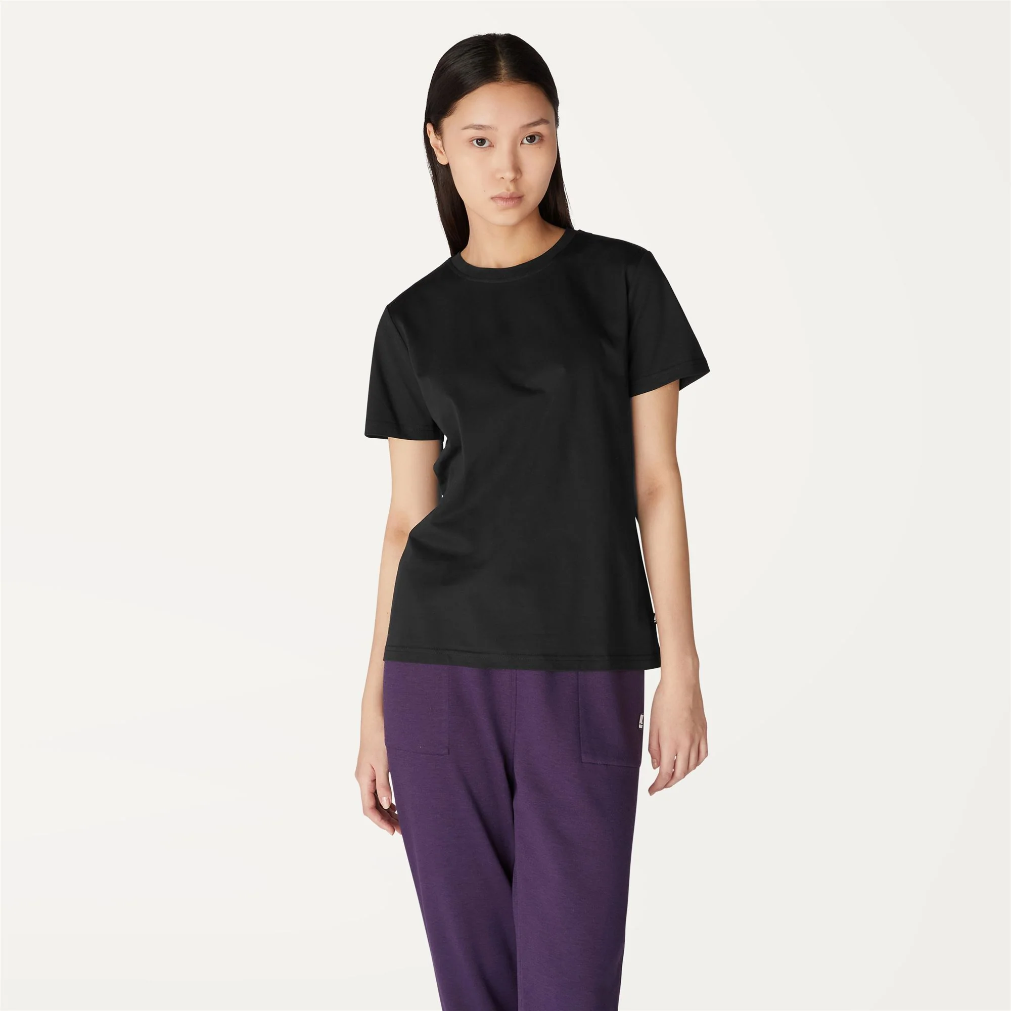 AMALIA - T-ShirtsTop - T-Shirt - Woman - BLACK PURE - Image 3