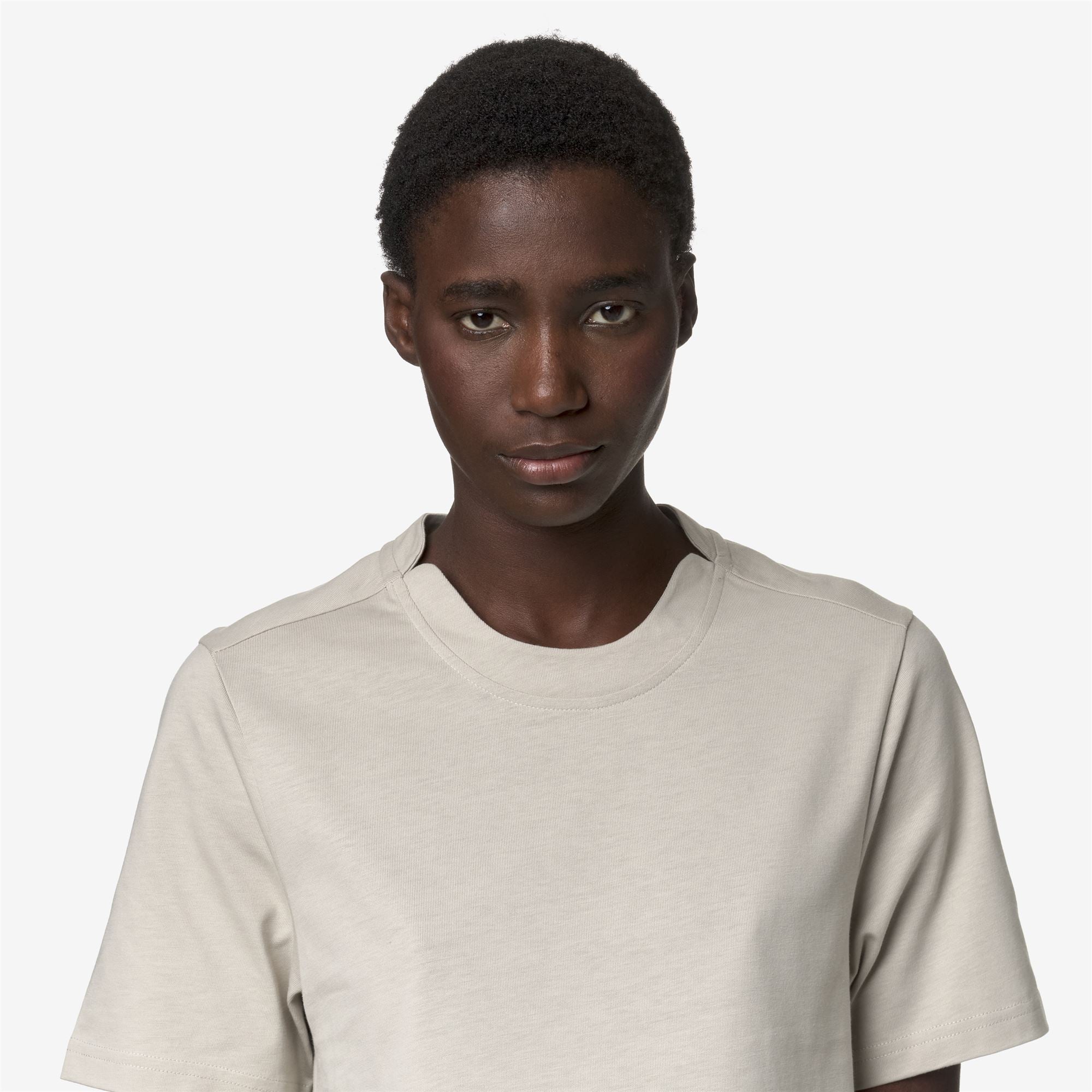AMILLY - T-ShirtsTop - T-Shirt - Woman - BEIGE LT - Image 2