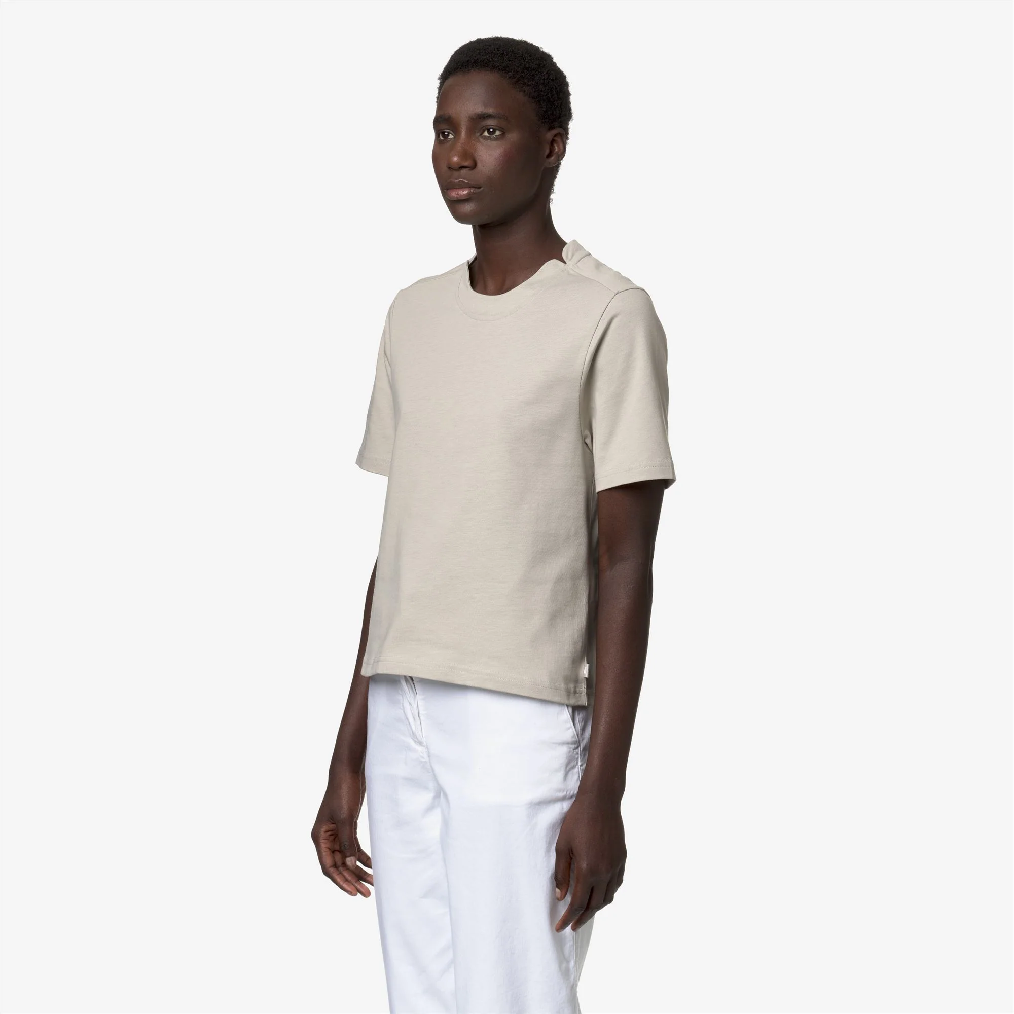 AMILLY - T-ShirtsTop - T-Shirt - Woman - BEIGE LT - Image 4