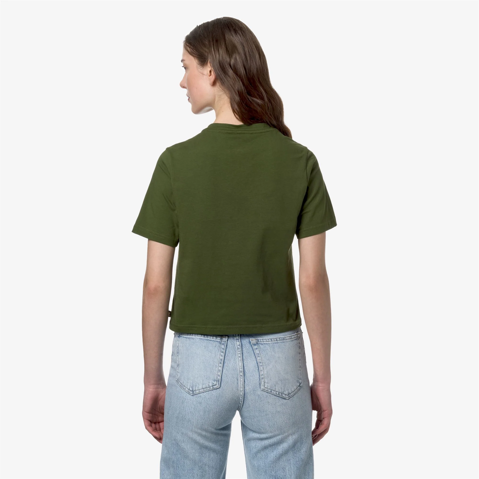 AMILLY - T-ShirtsTop - T-Shirt - Woman - GREEN CYPRESS - Image 5