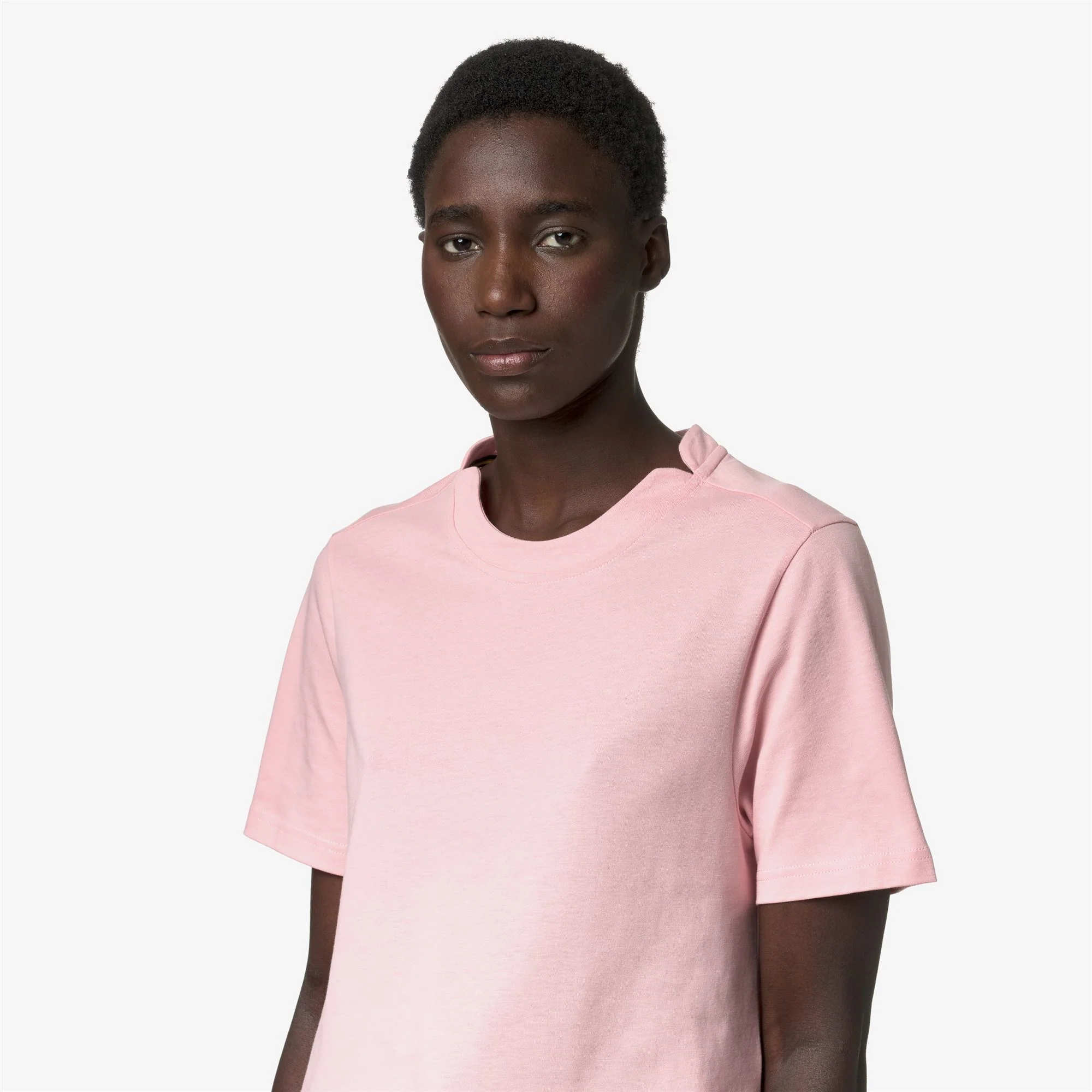 AMILLY - T-ShirtsTop - T-Shirt - Woman - PINK ASH - Image 2