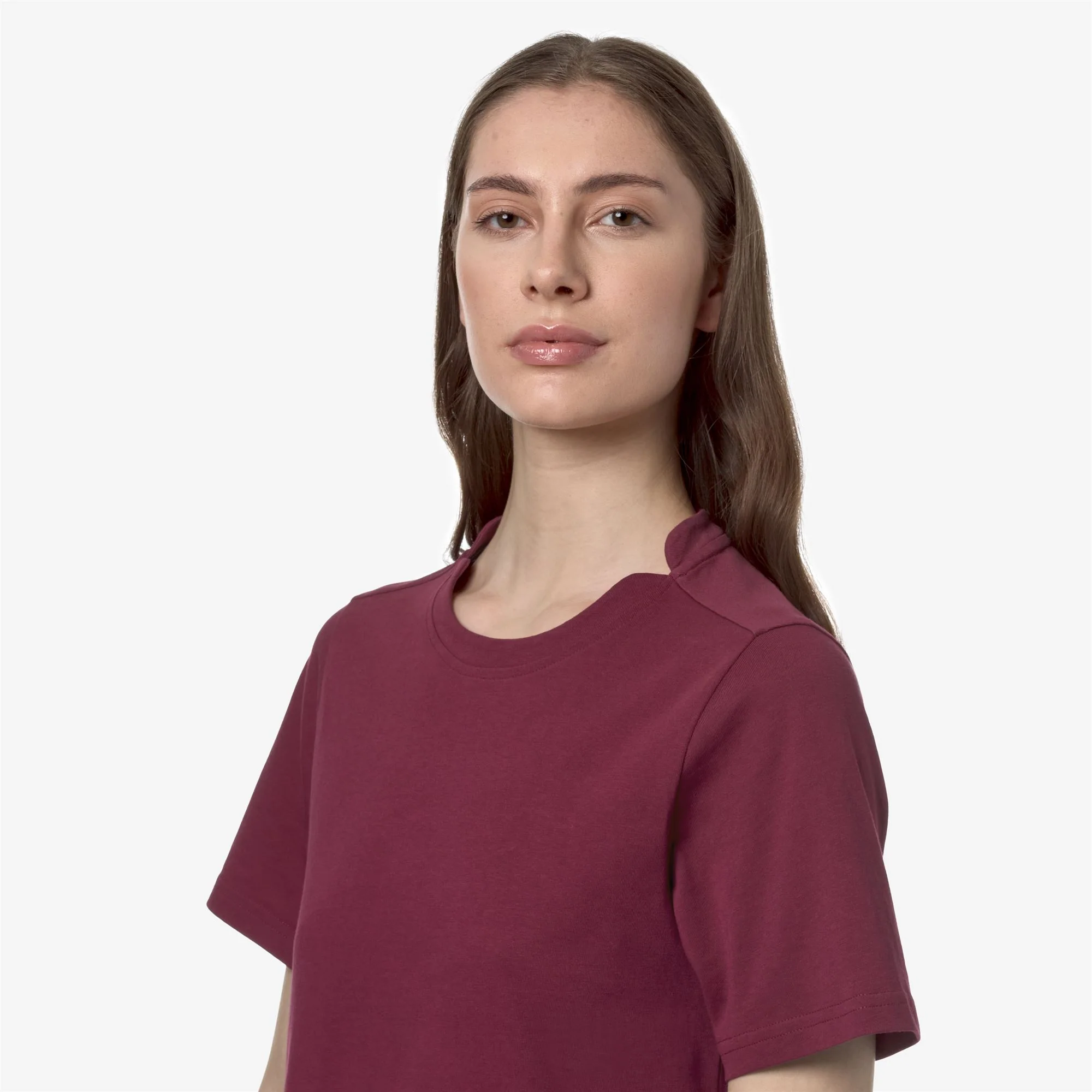 AMILLY - T-ShirtsTop - T-Shirt - Woman - RED DK - Image 2