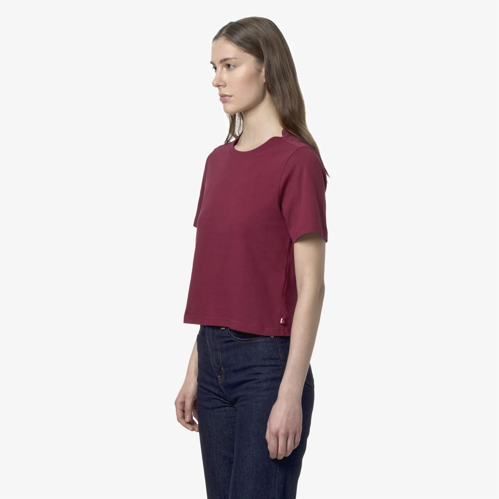 AMILLY - T-ShirtsTop - T-Shirt - Woman - RED DK - Image 4