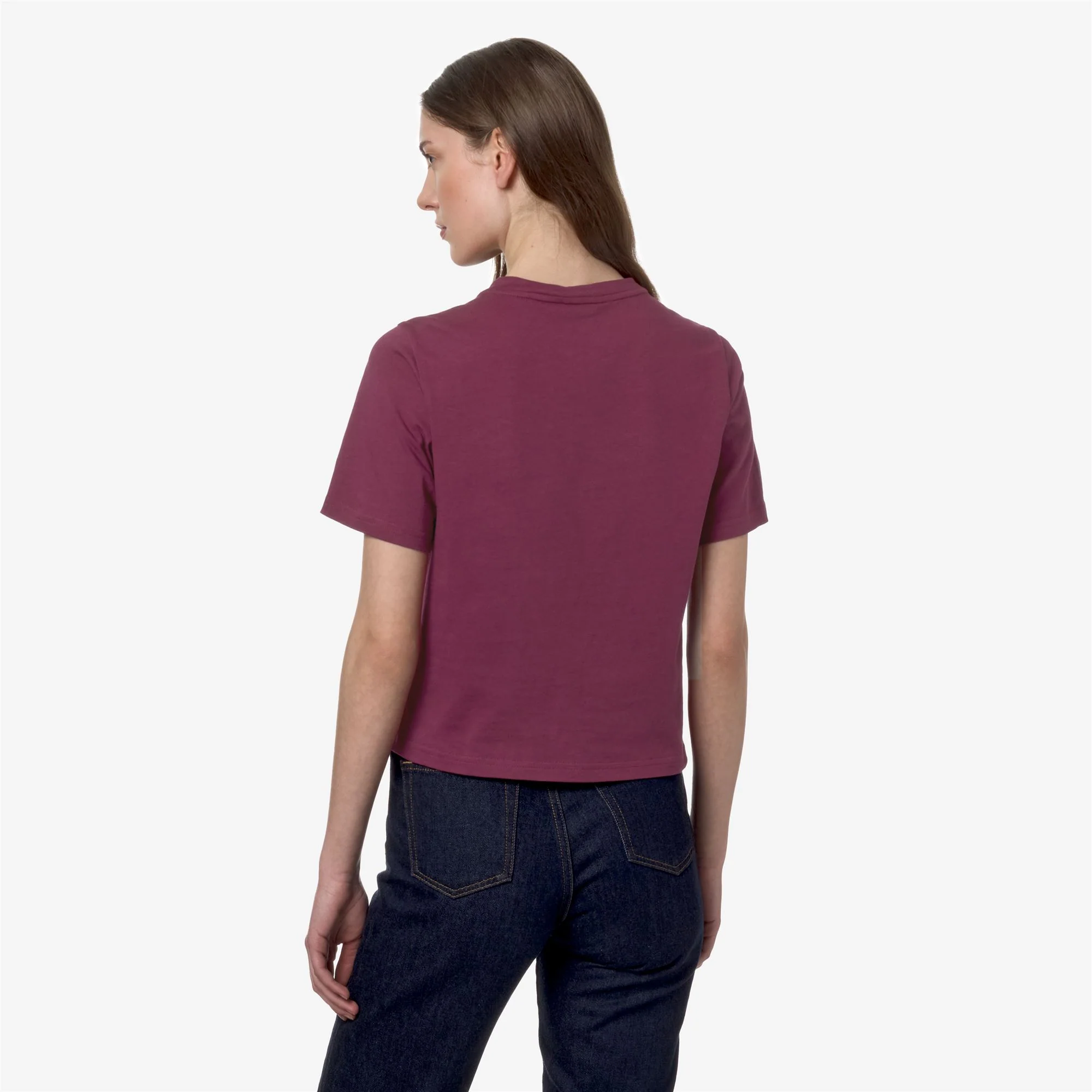 AMILLY - T-ShirtsTop - T-Shirt - Woman - RED DK - Image 5