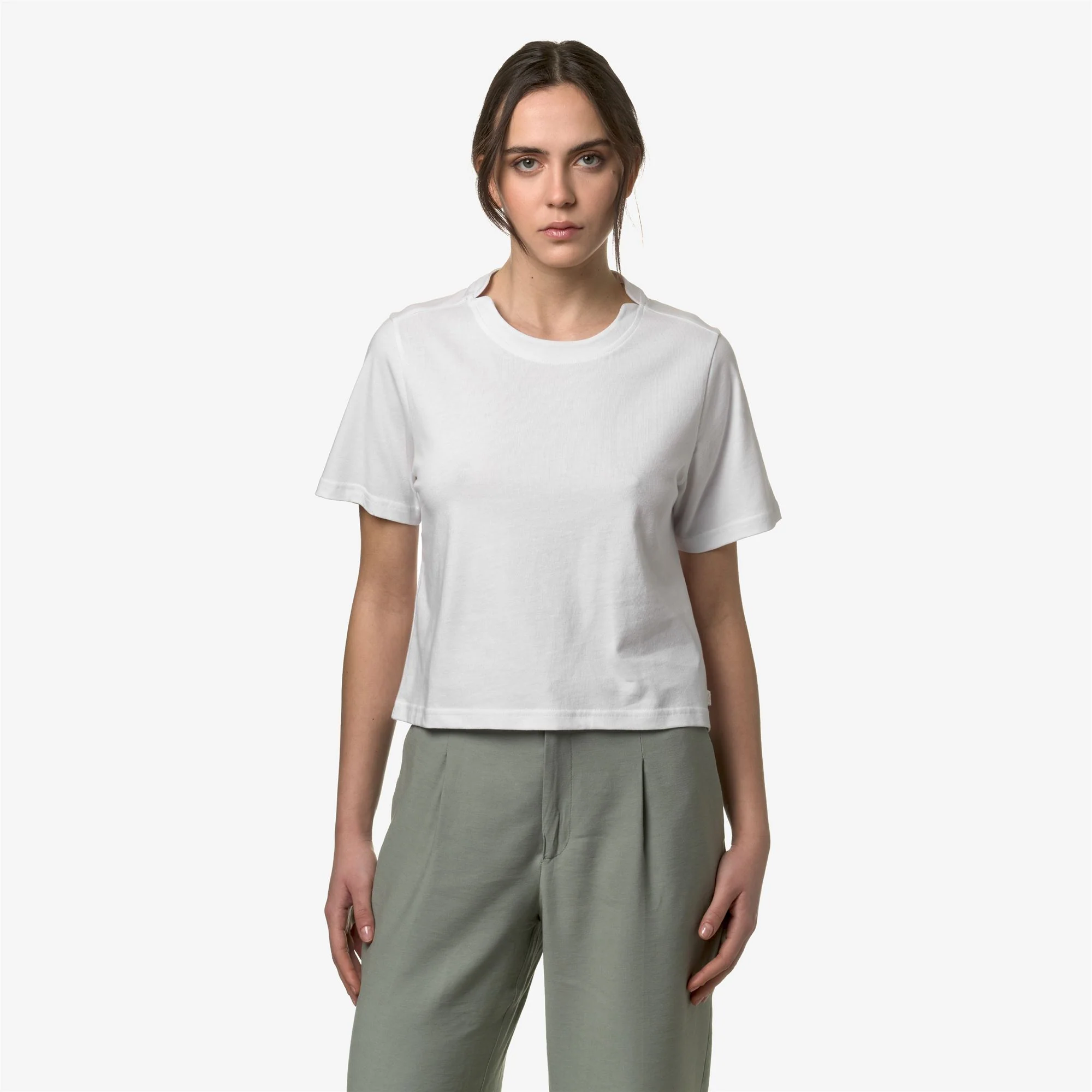AMILLY - T-ShirtsTop - T-Shirt - Woman - WHITE - Image 3