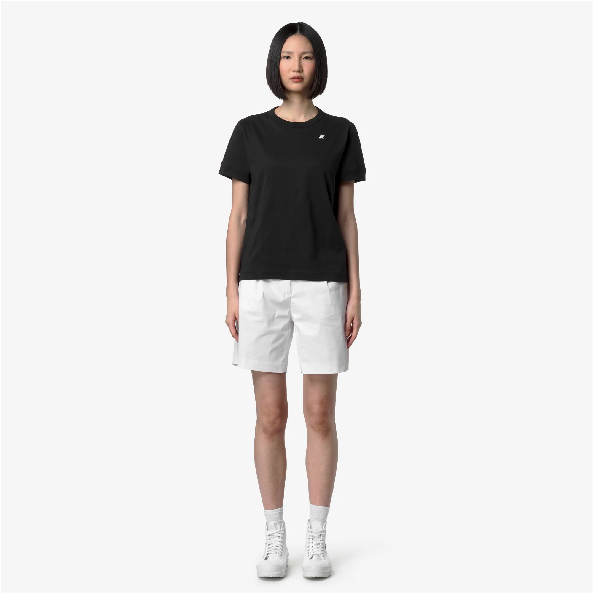 EMEL JERSEY - T-ShirtsTop - T-Shirt - Woman - BLACK PURE - Image 3