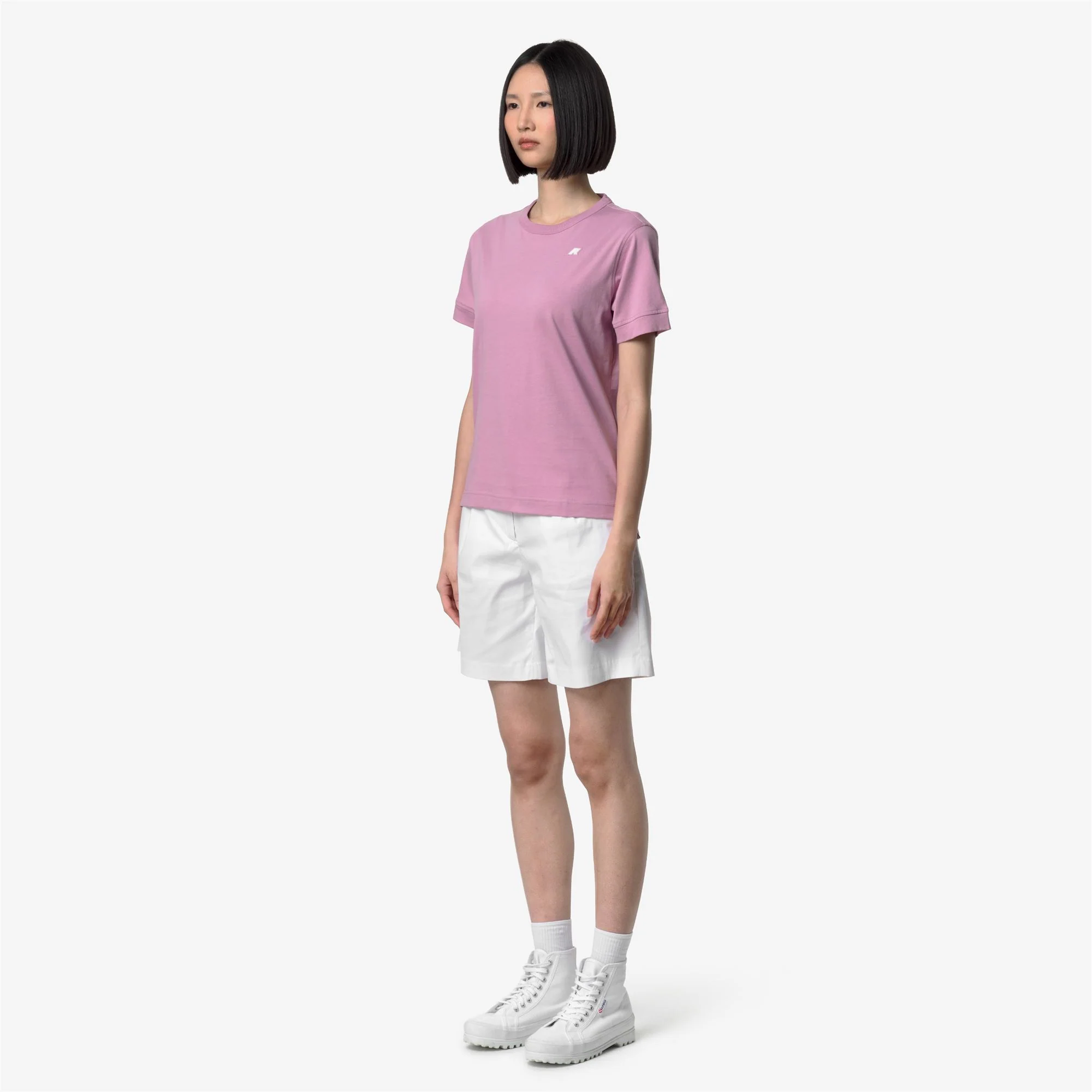 EMEL JERSEY - T-ShirtsTop - T-Shirt - Woman - VIOLET GLICINE - Image 4