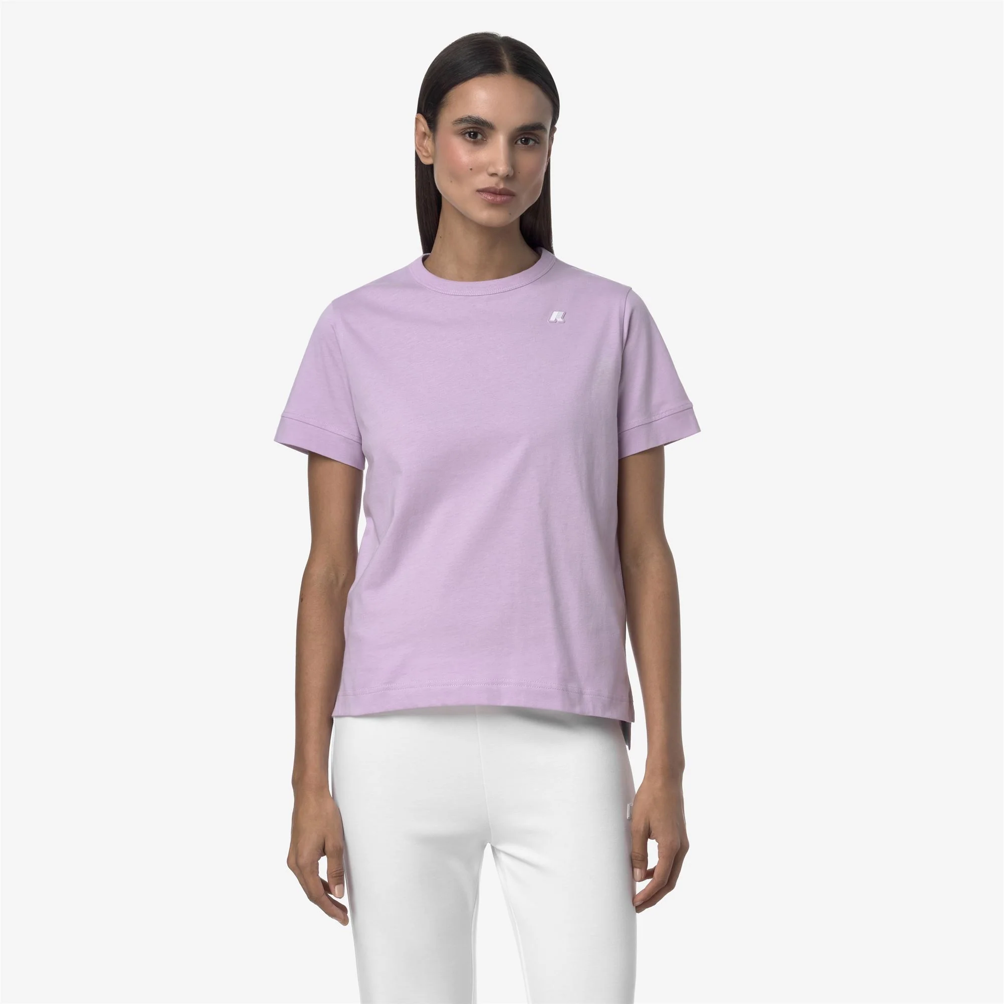 EMEL JERSEY - T-ShirtsTop - T-Shirt - Woman - VIOLET LT LILAC - Image 3